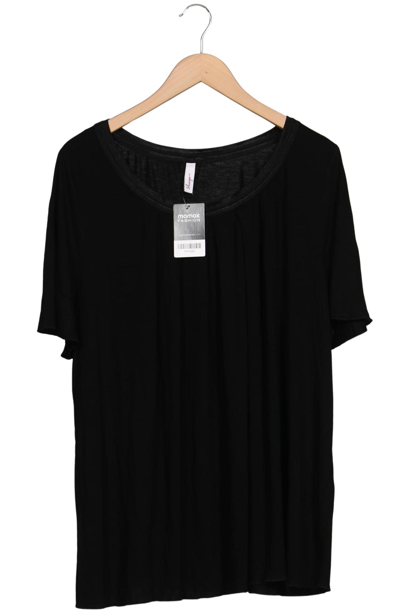 

sheego Damen T-Shirt, schwarz, Gr. 48