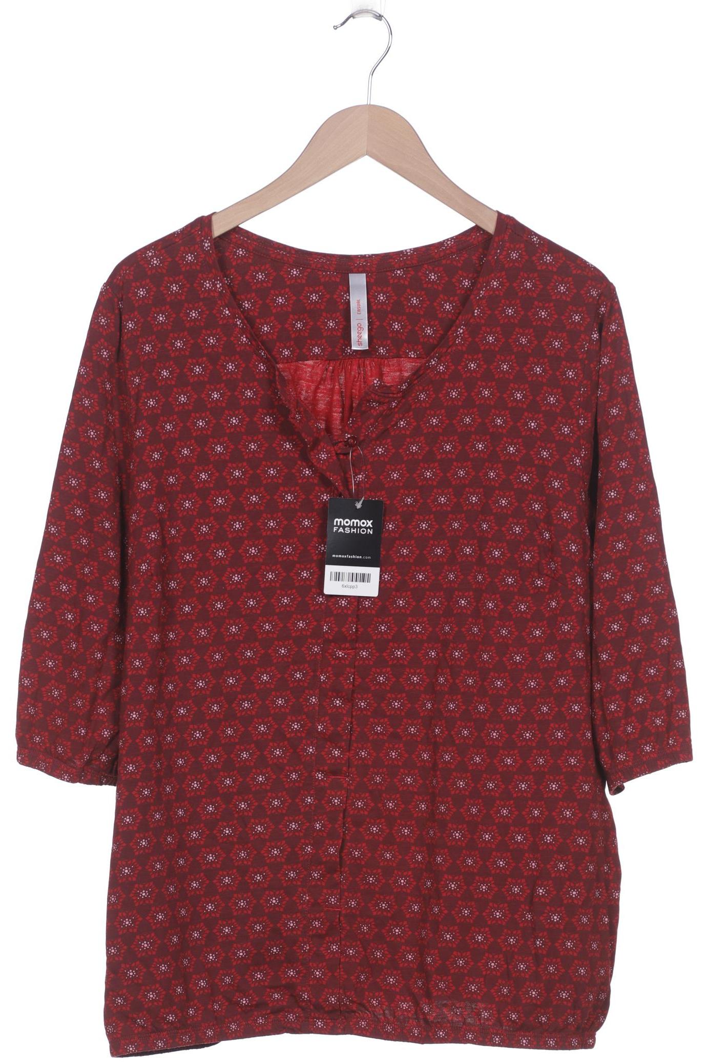 

sheego Damen T-Shirt, bordeaux