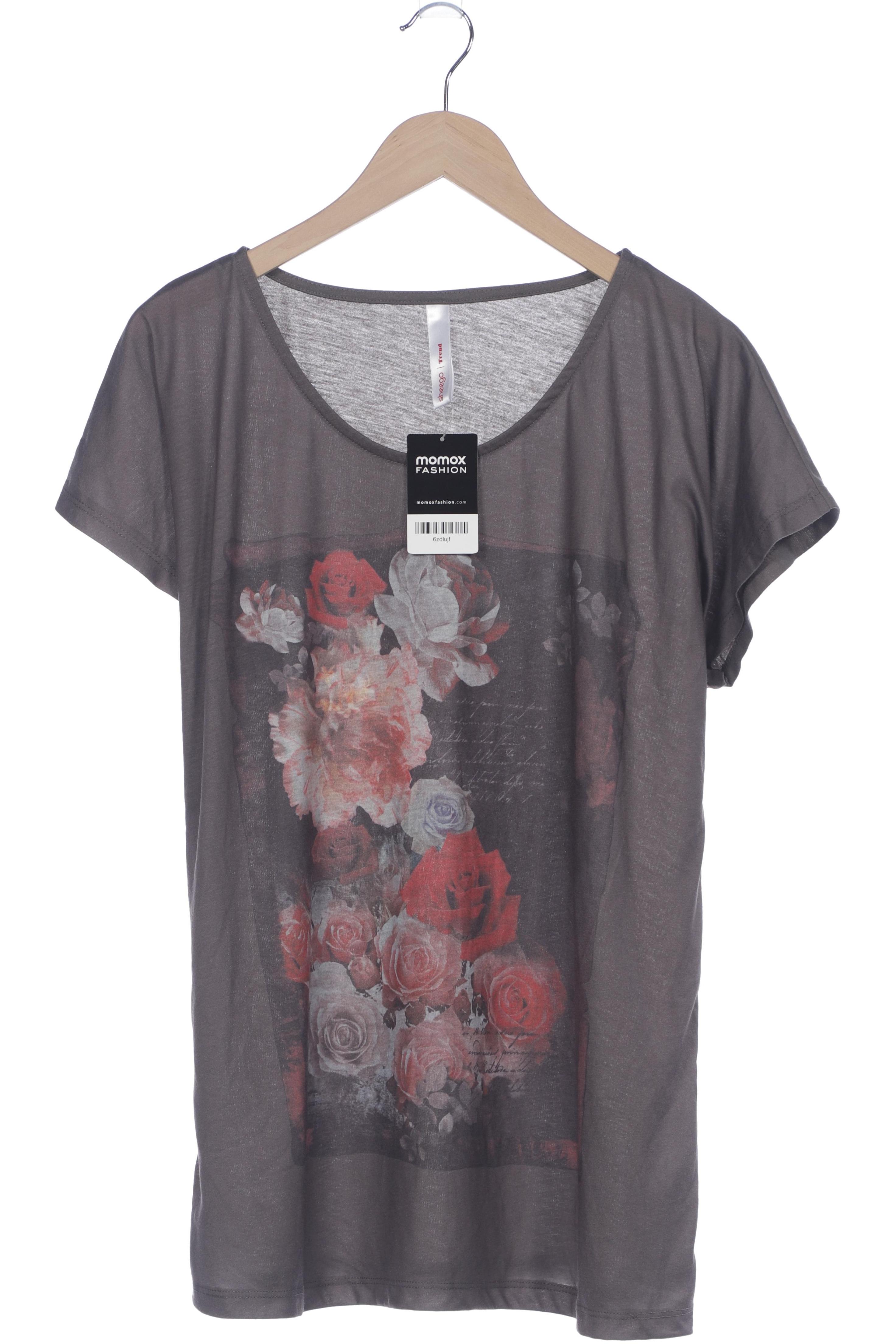 

sheego Damen T-Shirt, grau, Gr. 44