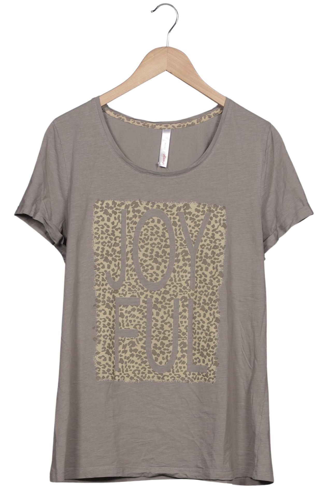 

sheego Damen T-Shirt, grau, Gr. 44