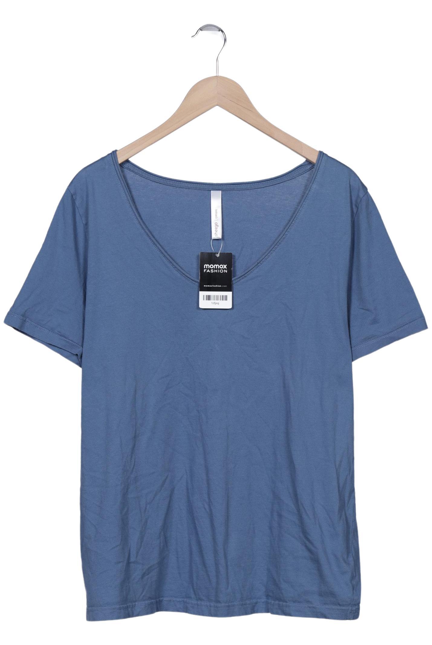 

sheego Damen T-Shirt, blau, Gr. 48