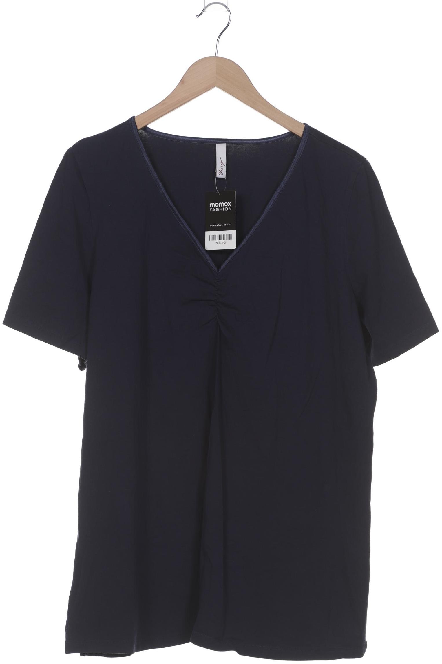 

sheego Damen T-Shirt, marineblau, Gr. 48