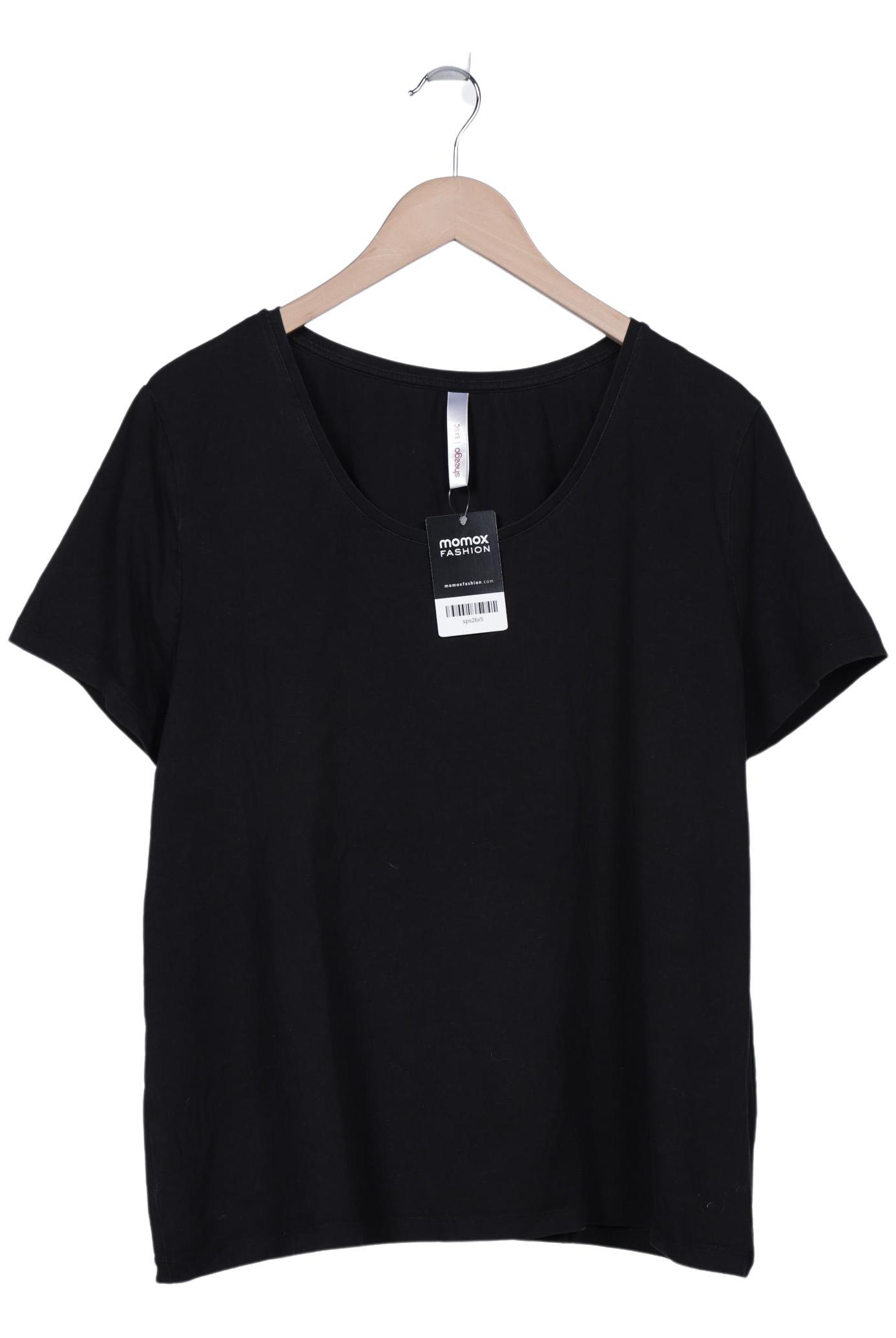 

sheego Damen T-Shirt, schwarz, Gr. 52