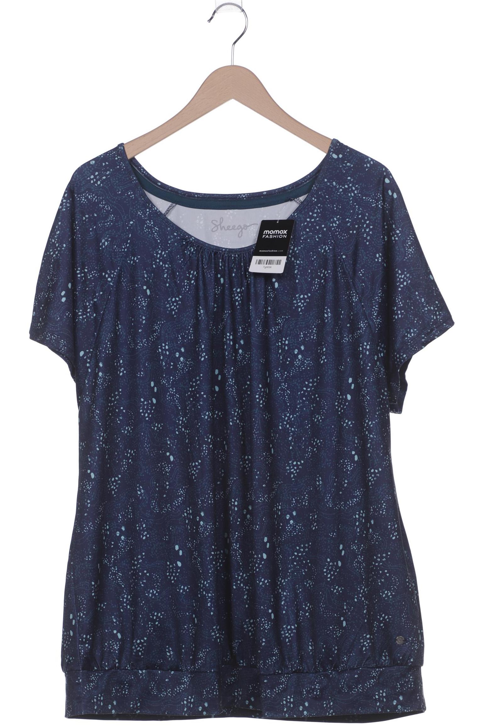 

sheego Damen T-Shirt, marineblau, Gr. 48