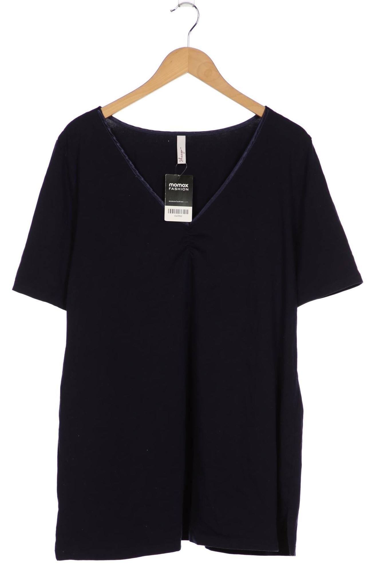 

sheego Damen T-Shirt, marineblau, Gr. 48