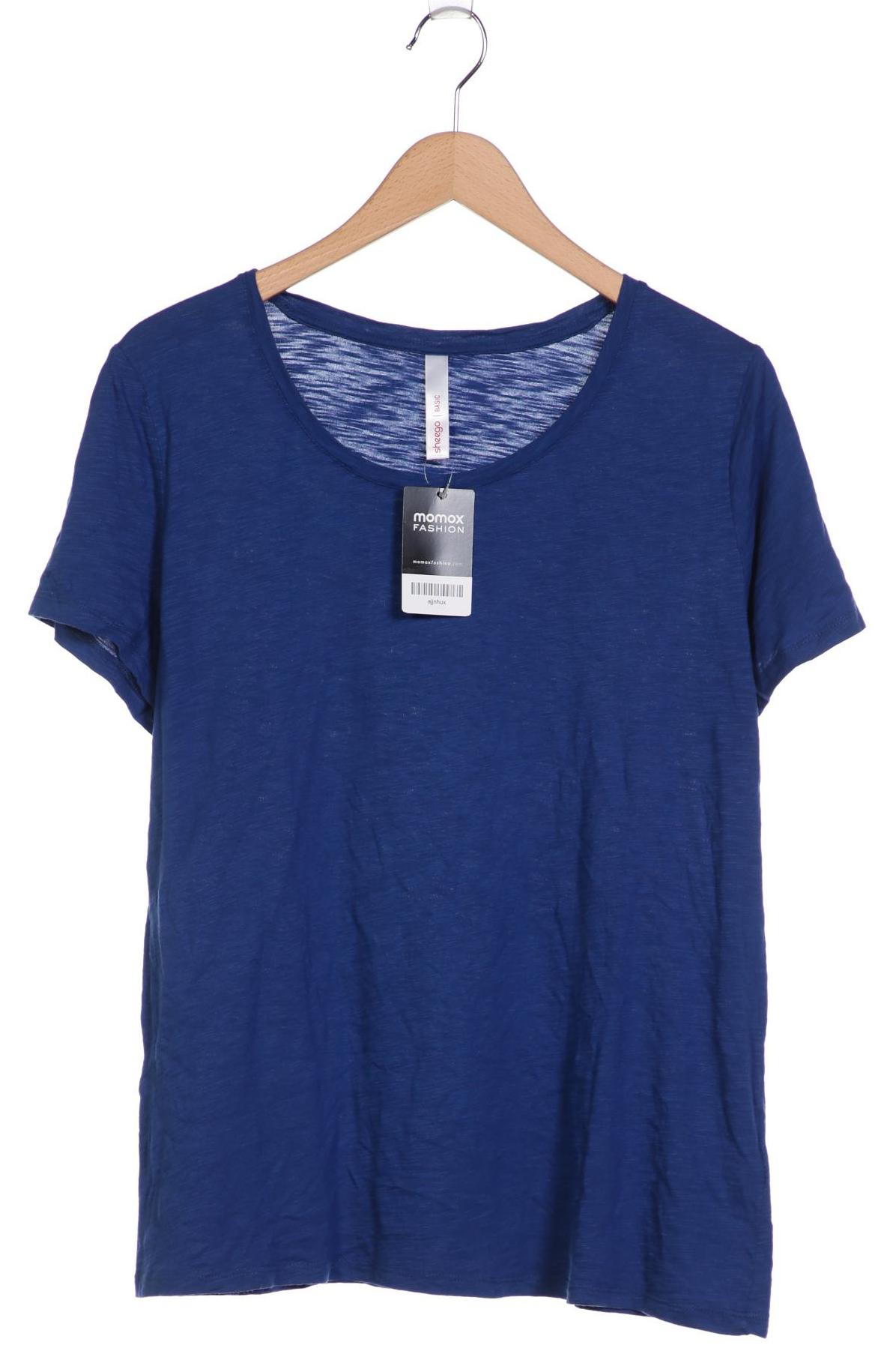 

sheego Damen T-Shirt, blau, Gr. 44
