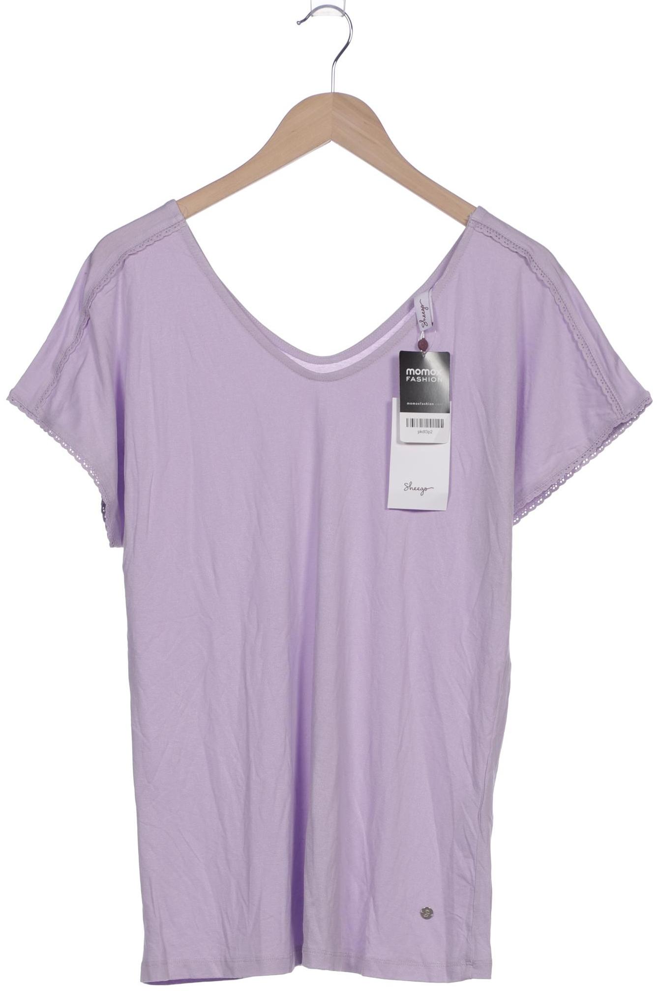 

sheego Damen T-Shirt, flieder, Gr. 40