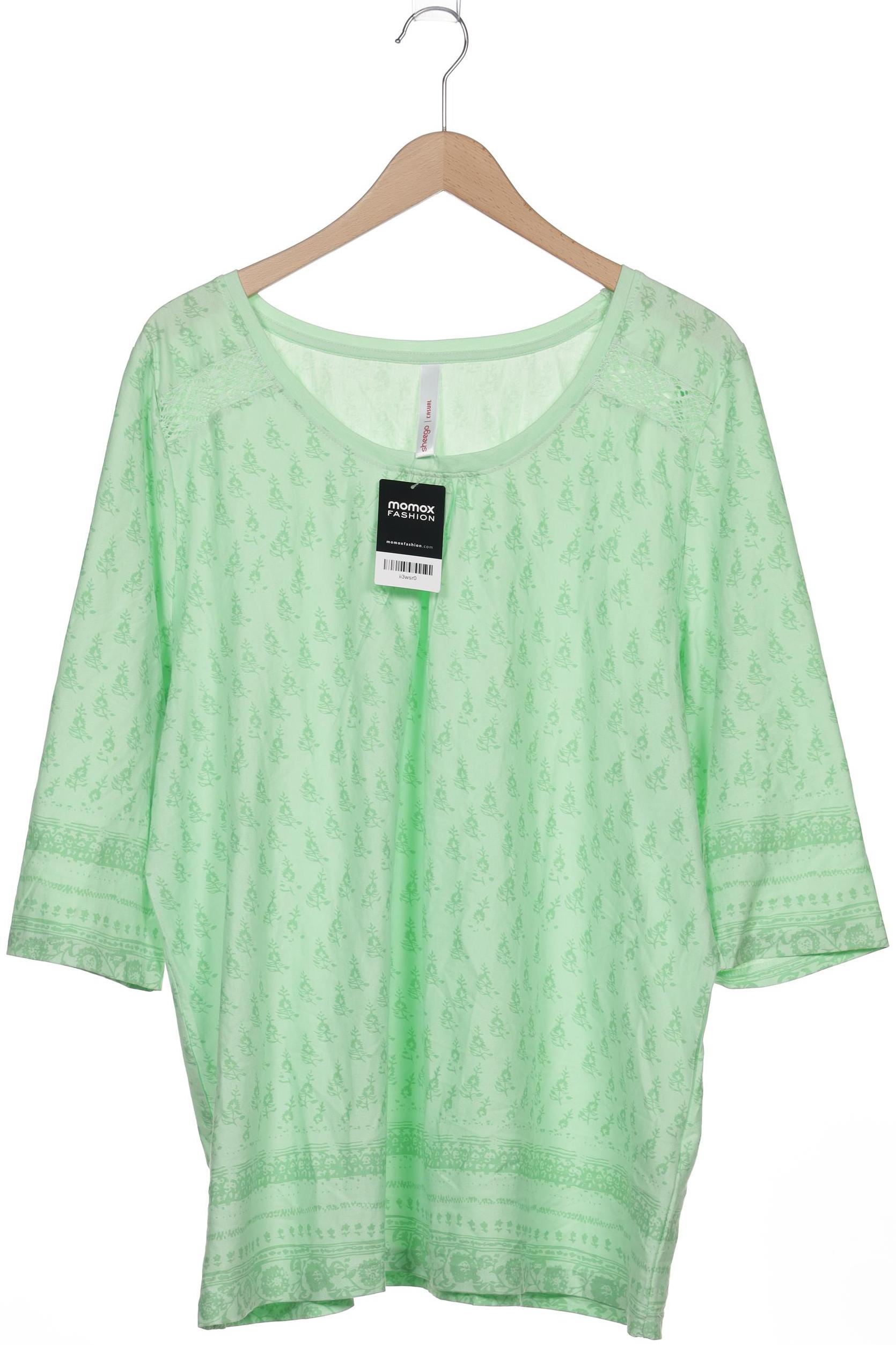 

sheego Damen T-Shirt, grün, Gr. 48