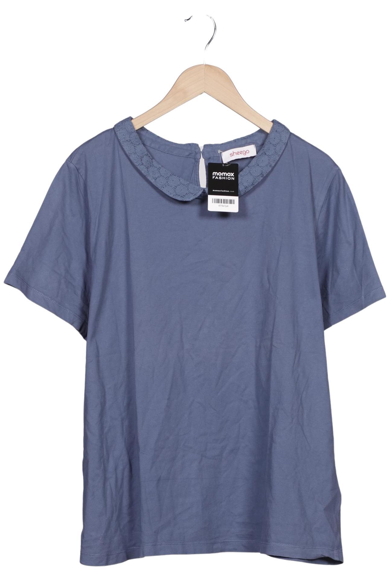 

sheego Damen T-Shirt, blau, Gr. 52