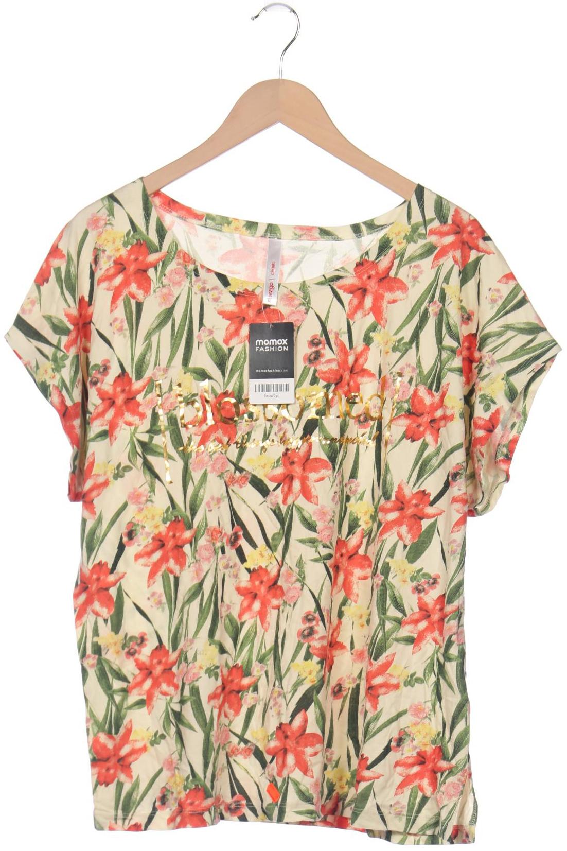 

sheego Damen T-Shirt, cremeweiß, Gr. 44
