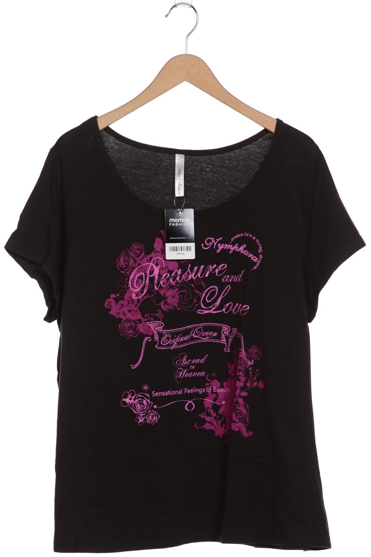 

sheego Damen T-Shirt, grau, Gr. 48