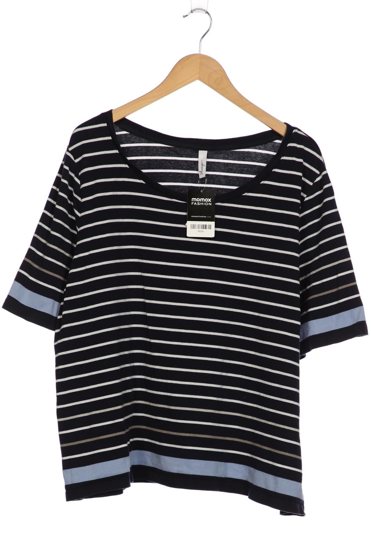 

sheego Damen T-Shirt, marineblau, Gr. 52