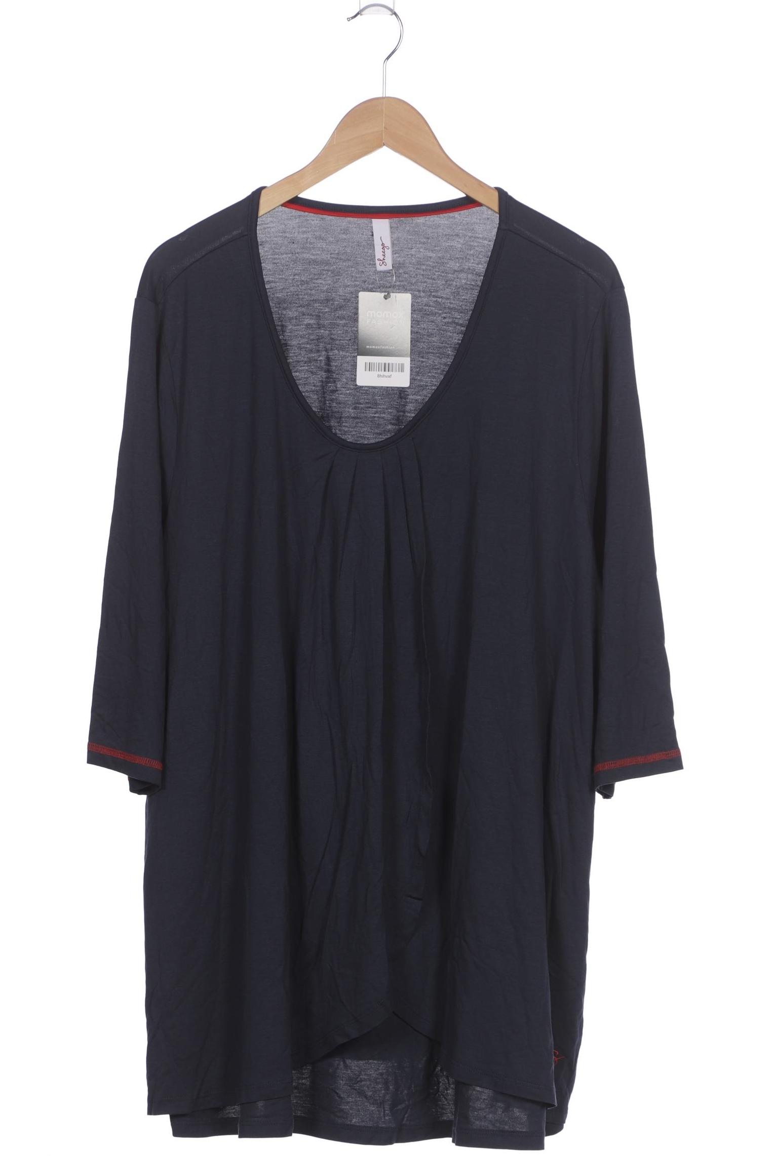 

sheego Damen T-Shirt, marineblau, Gr. 48