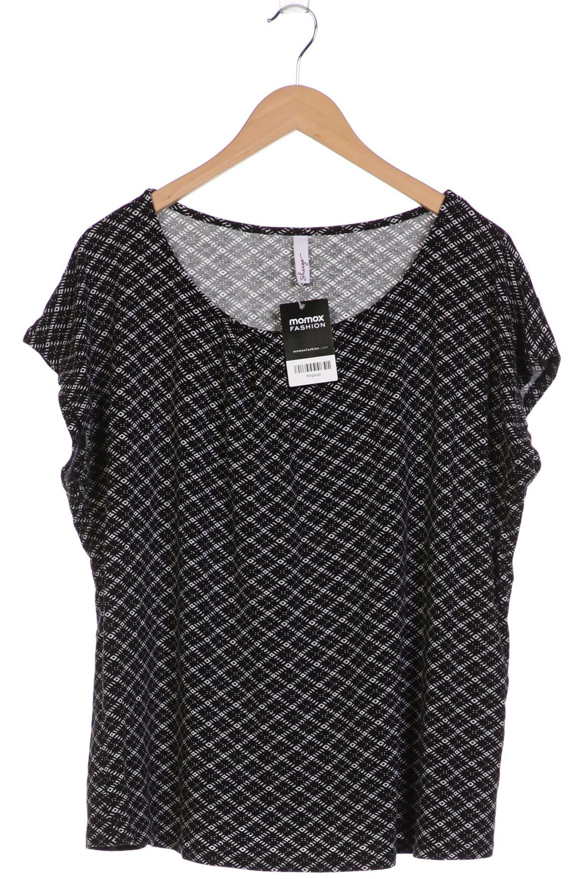 

sheego Damen T-Shirt, schwarz, Gr. 44