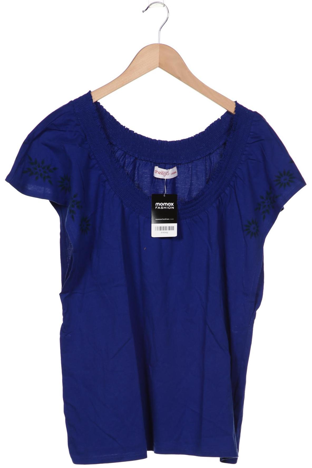 

sheego Damen T-Shirt, blau