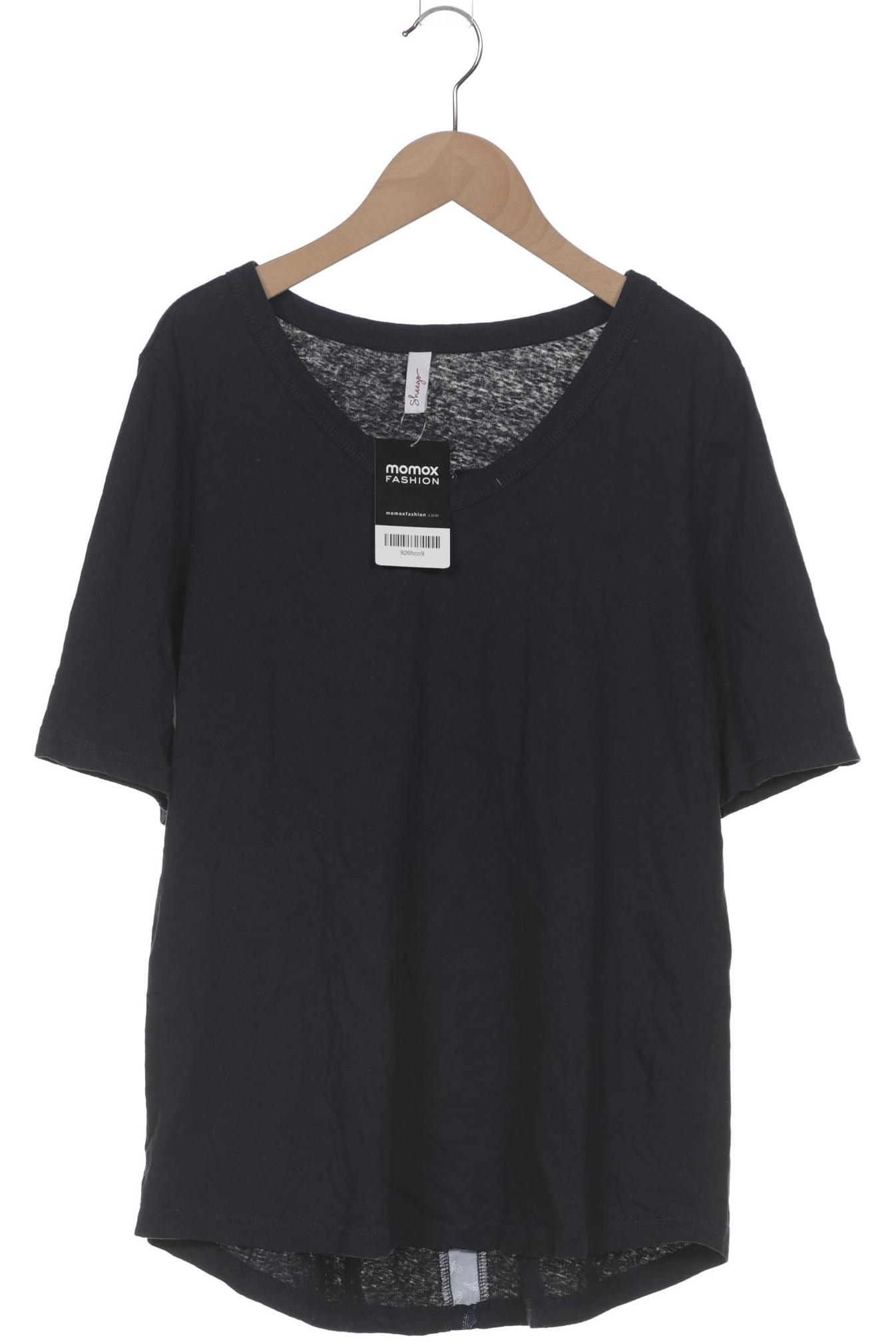 

sheego Damen T-Shirt, marineblau, Gr. 40