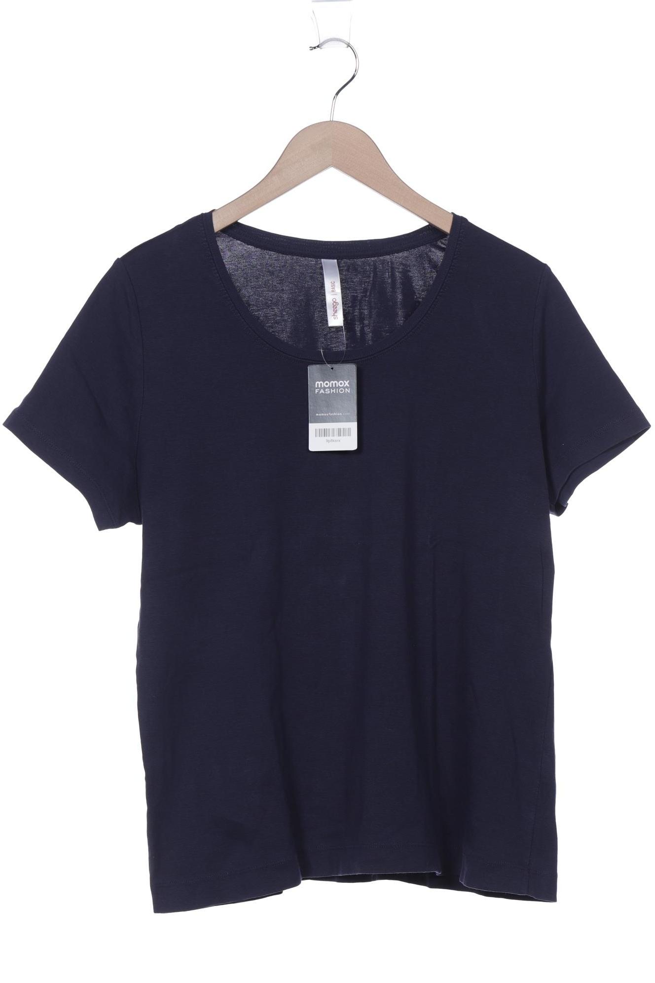

sheego Damen T-Shirt, marineblau, Gr. 46