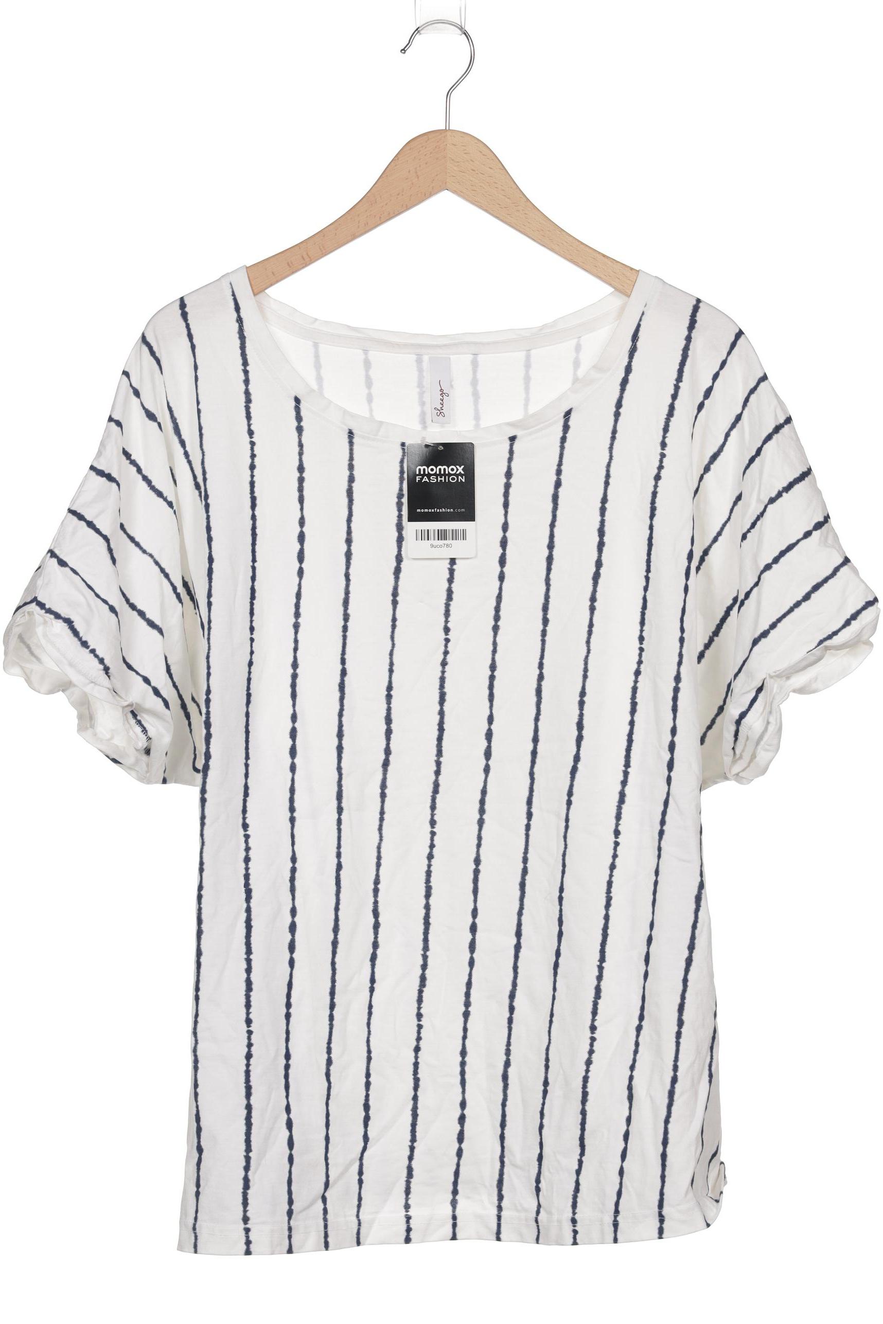 

sheego Damen T-Shirt, weiß, Gr. 52