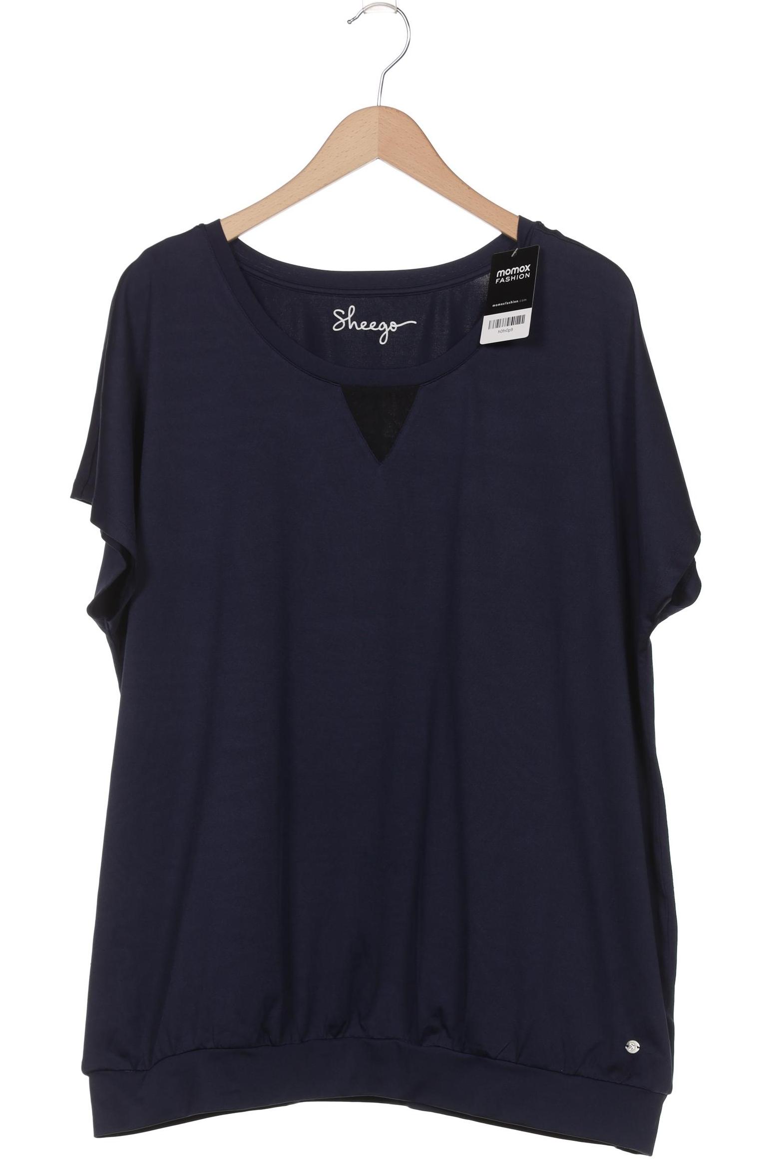 

sheego Damen T-Shirt, marineblau, Gr. 48