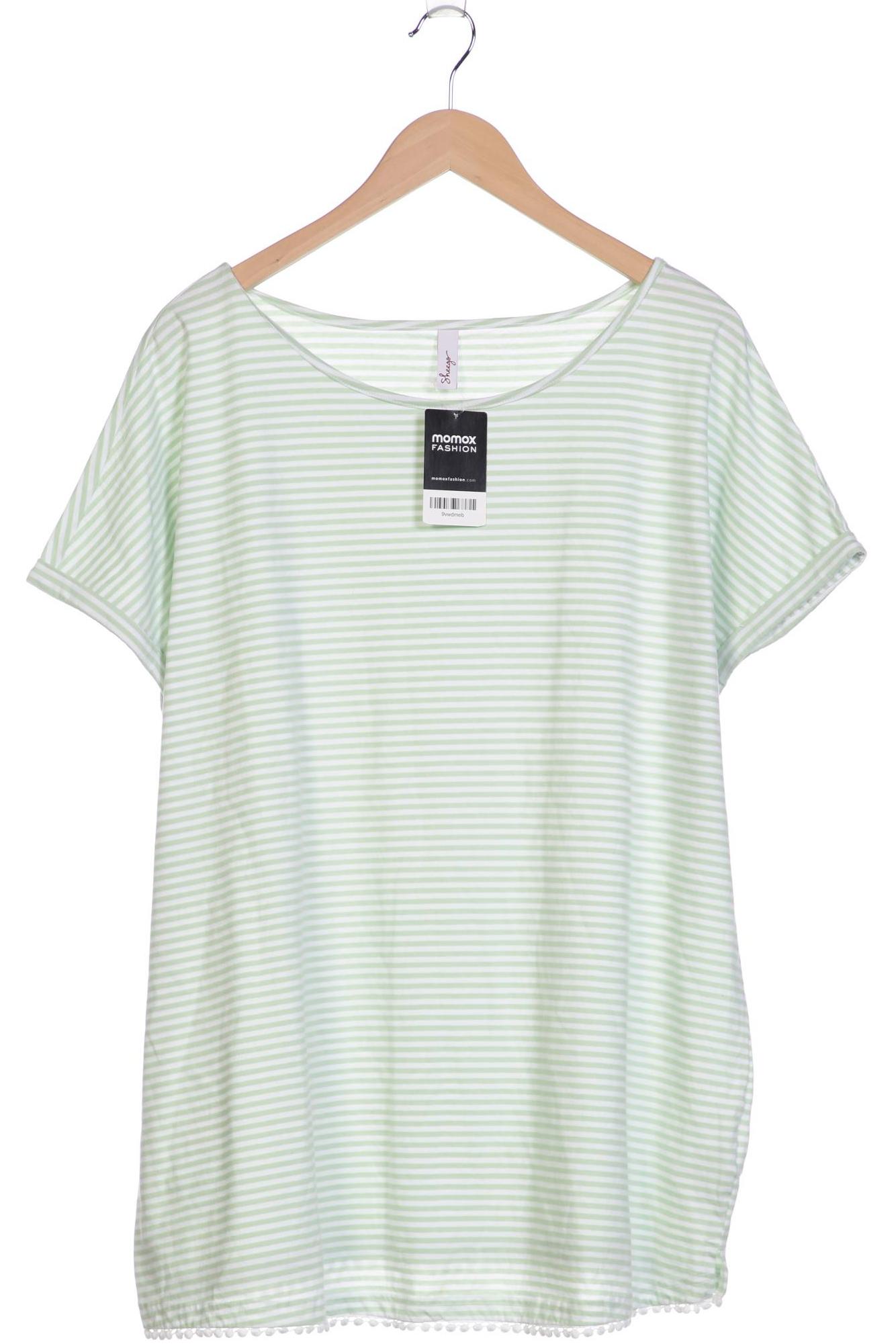 

sheego Damen T-Shirt, hellgrün, Gr. 52