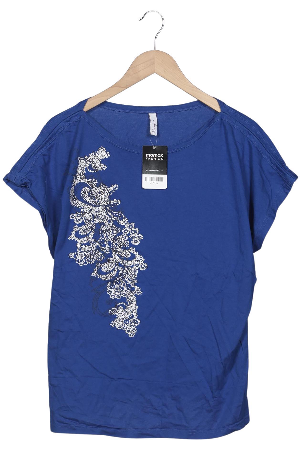 

sheego Damen T-Shirt, blau, Gr. 44