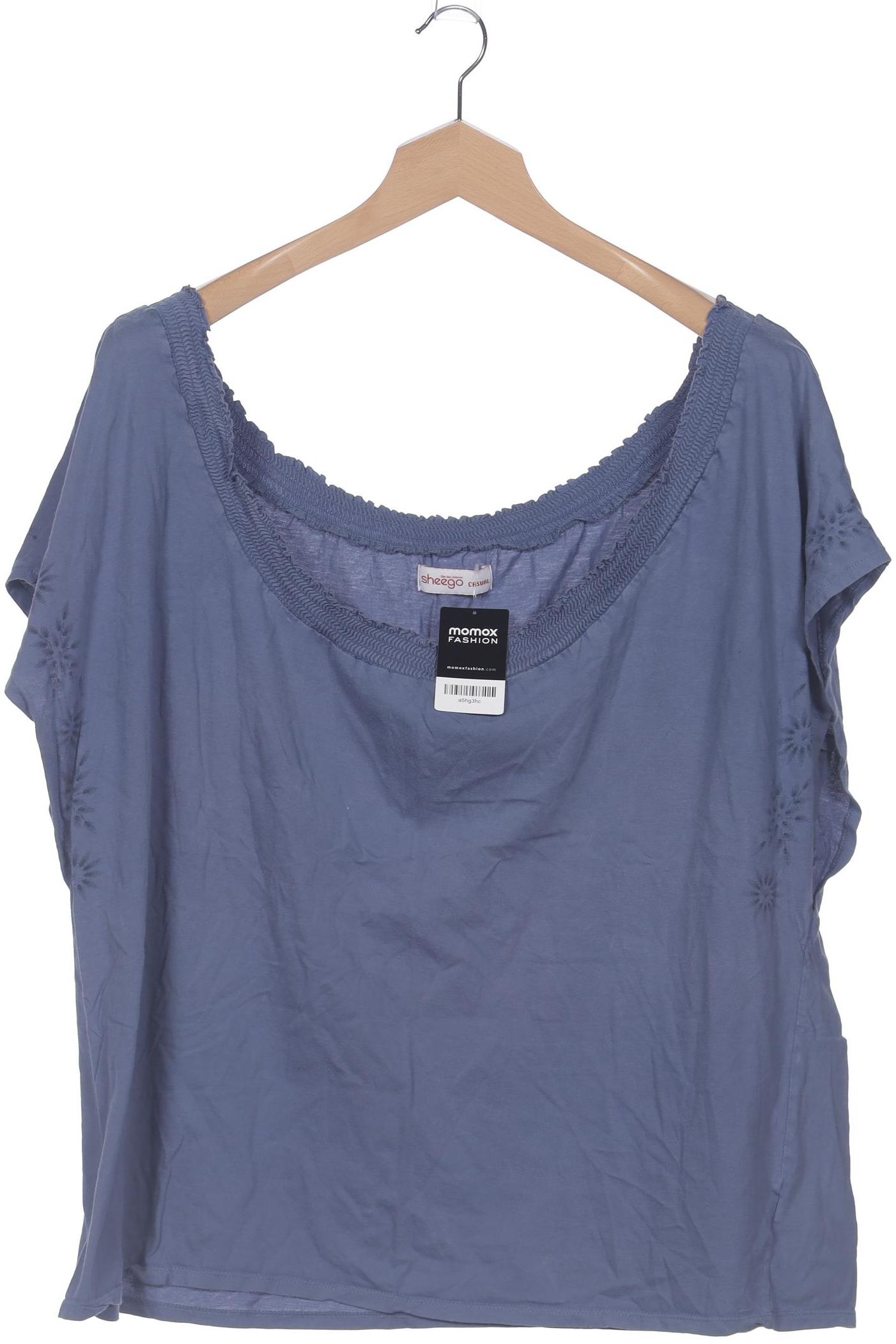 

sheego Damen T-Shirt, blau, Gr. 52