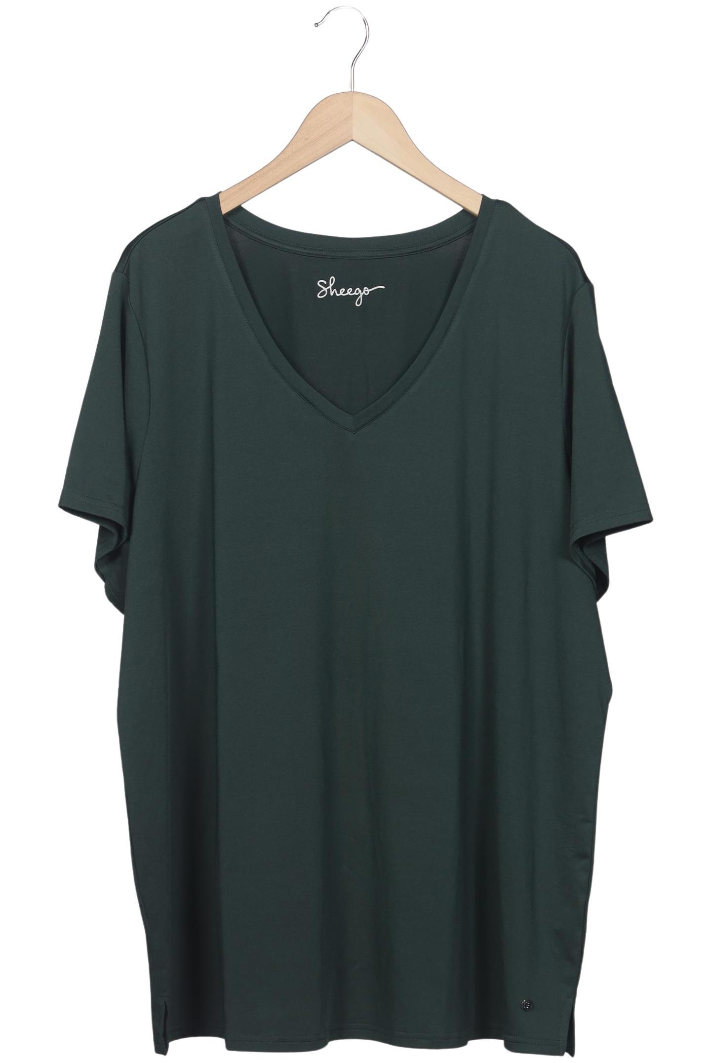 

sheego Damen T-Shirt, grün, Gr. 52