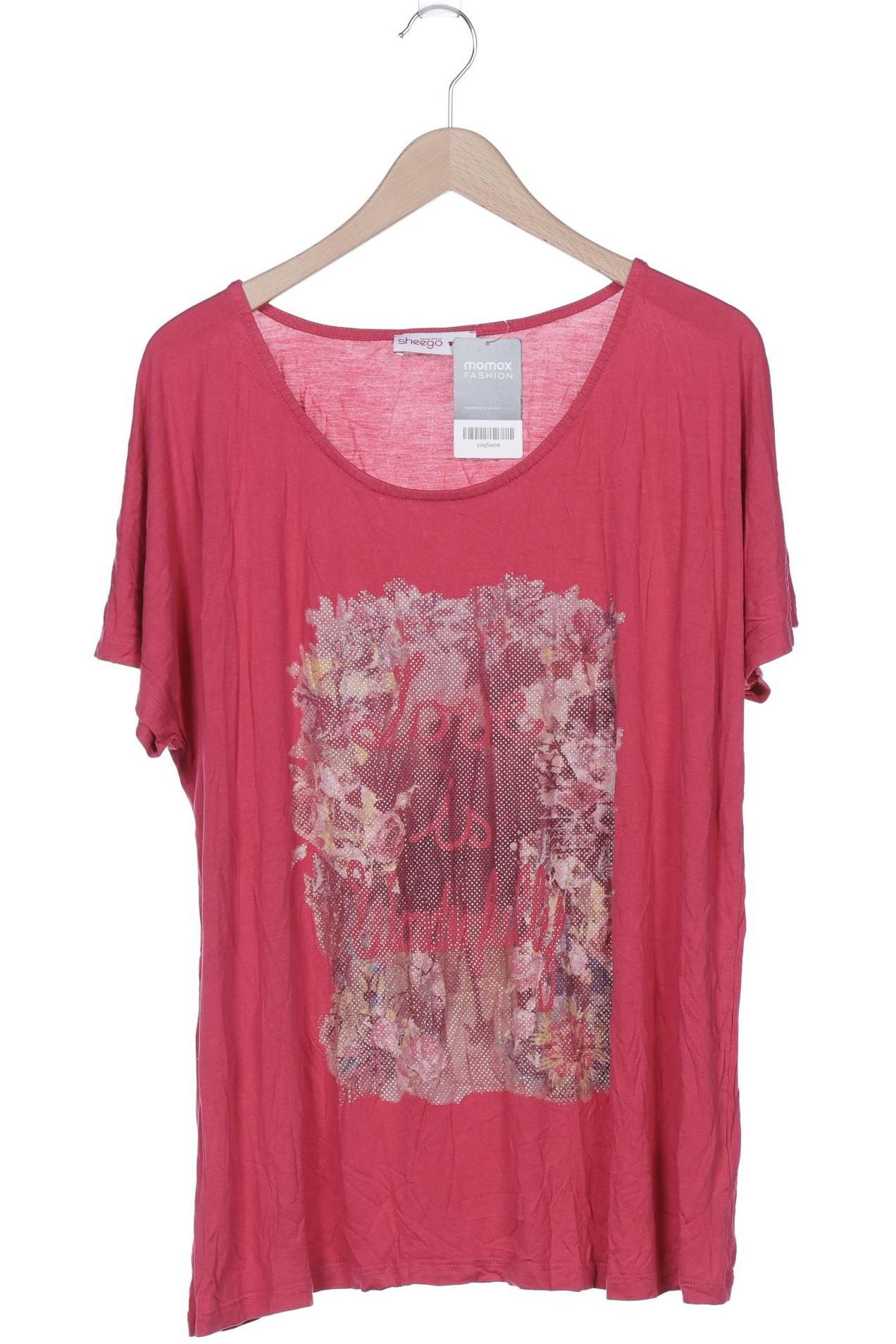 

sheego Damen T-Shirt, pink, Gr. 48