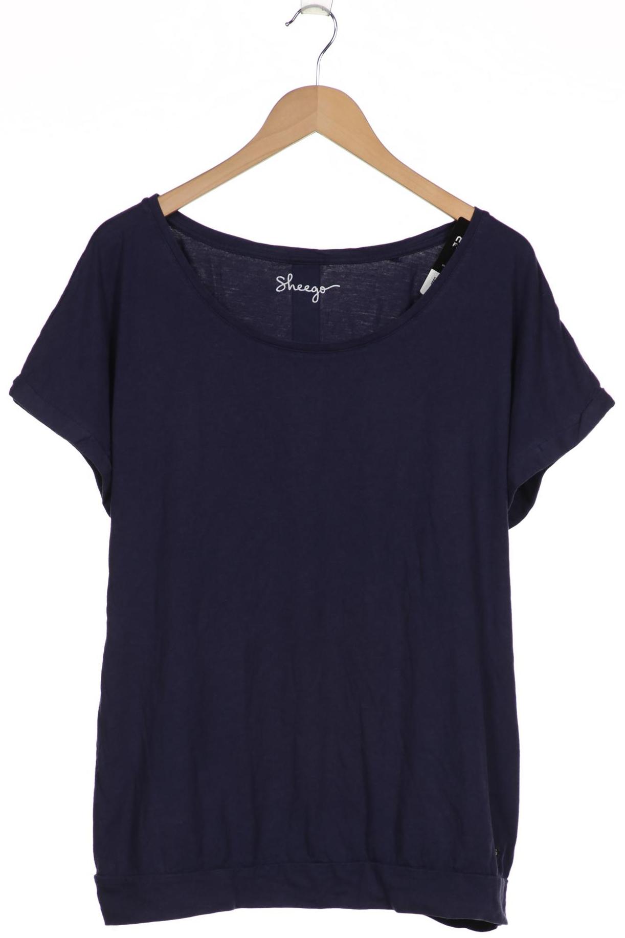 

sheego Damen T-Shirt, marineblau