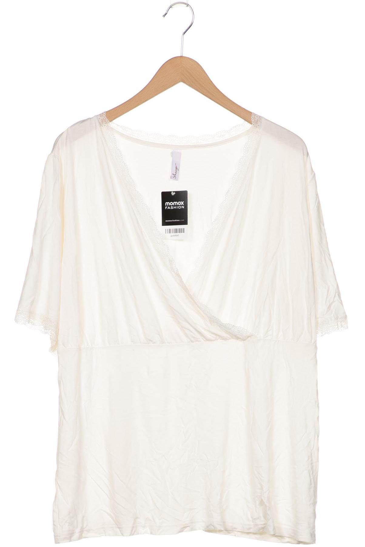 

sheego Damen T-Shirt, cremeweiß, Gr. 48