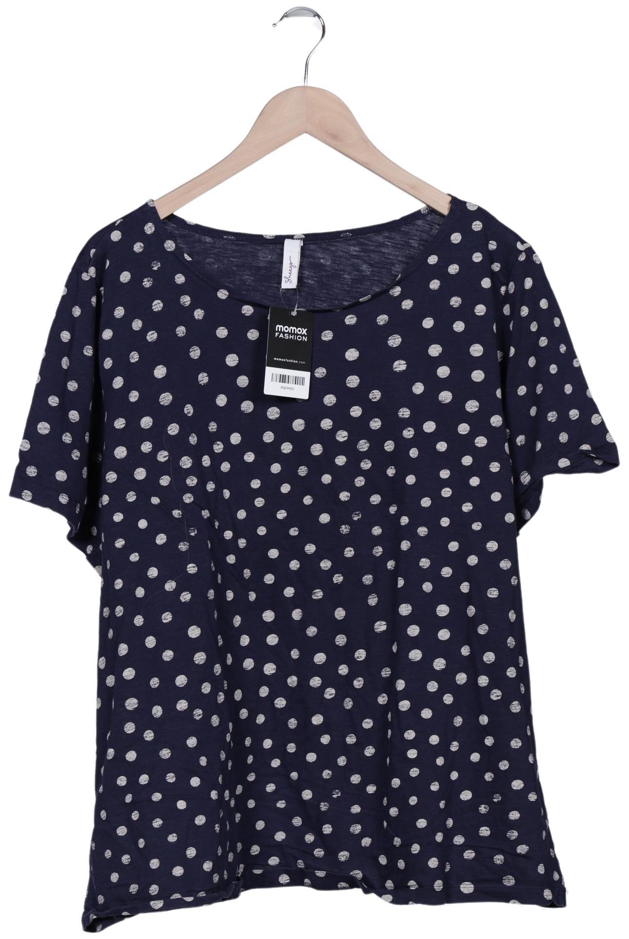 

sheego Damen T-Shirt, marineblau, Gr. 52
