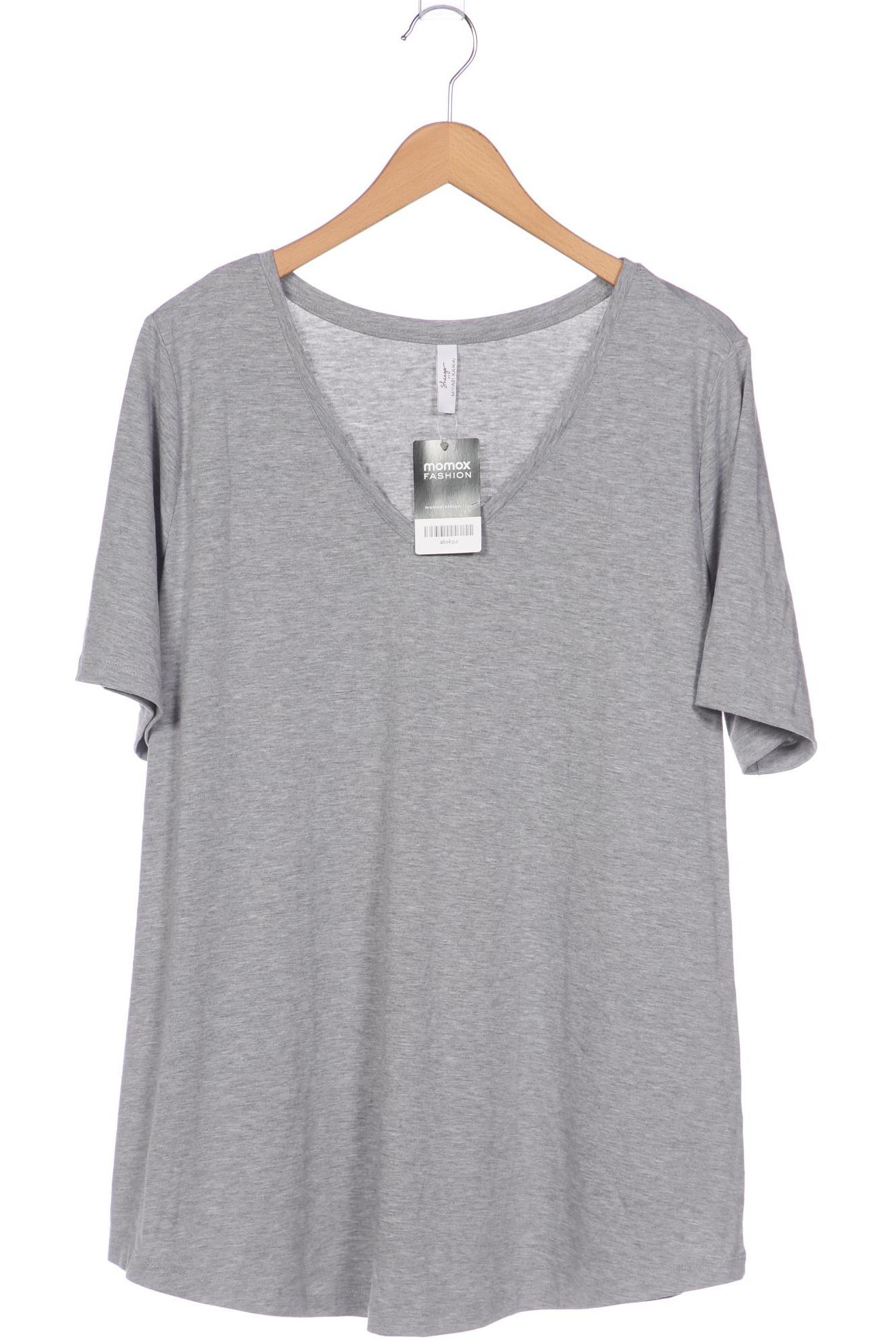 

sheego Damen T-Shirt, grau, Gr. 48