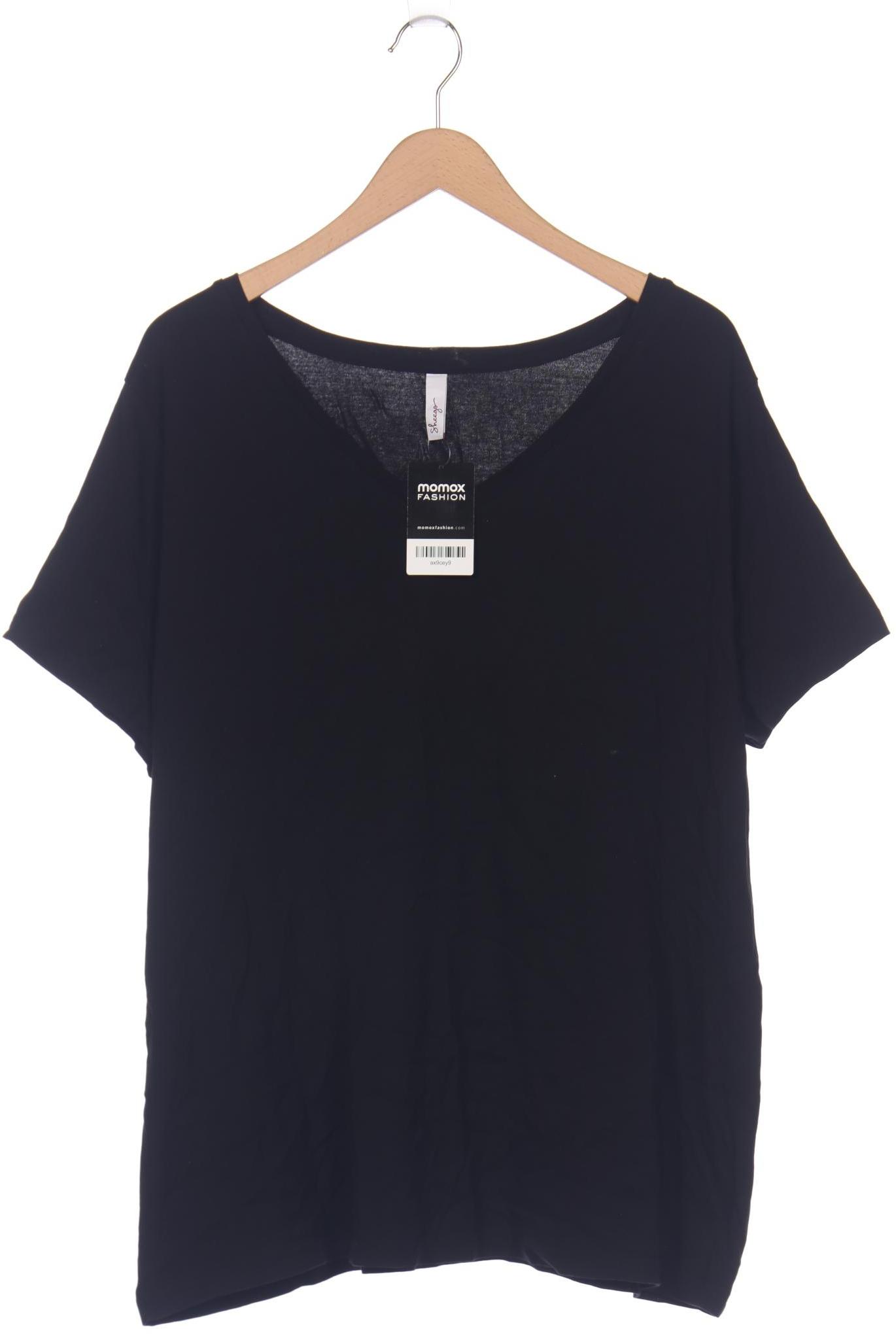 

sheego Damen T-Shirt, schwarz, Gr. 52