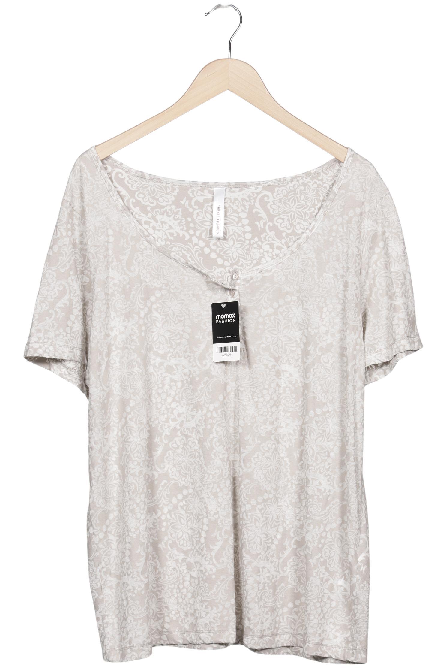 

sheego Damen T-Shirt, beige, Gr. 48