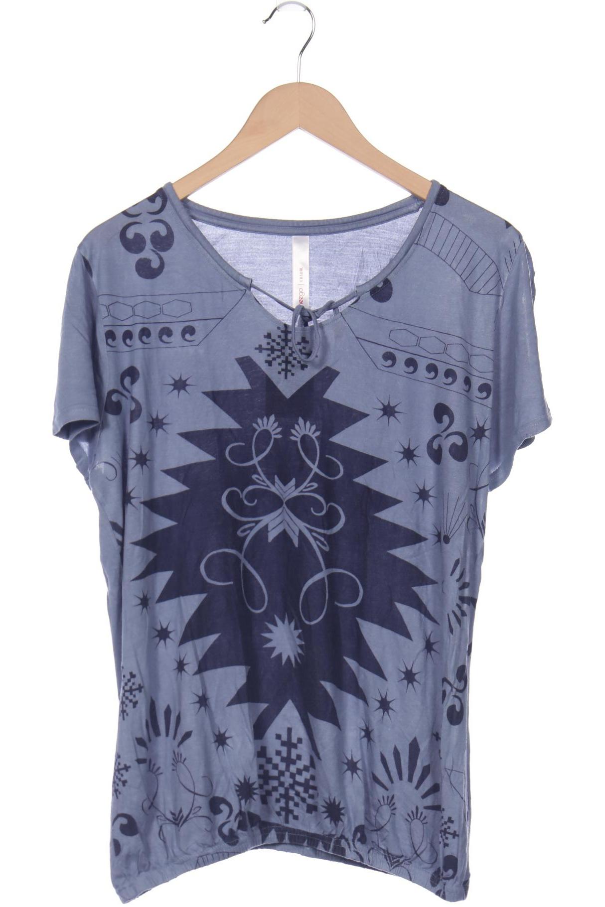 

sheego Damen T-Shirt, blau