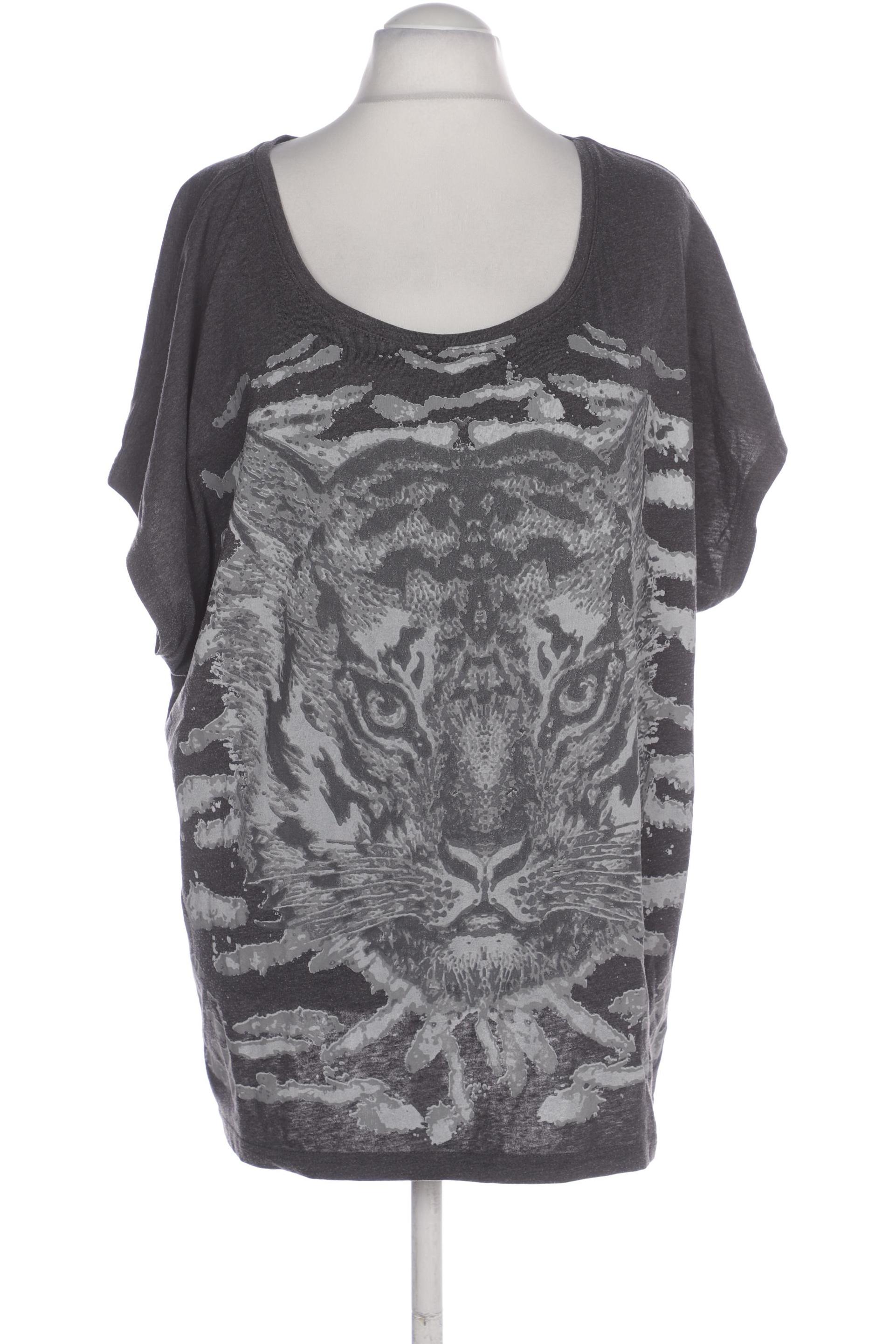 

sheego Damen T-Shirt, grau, Gr. 52