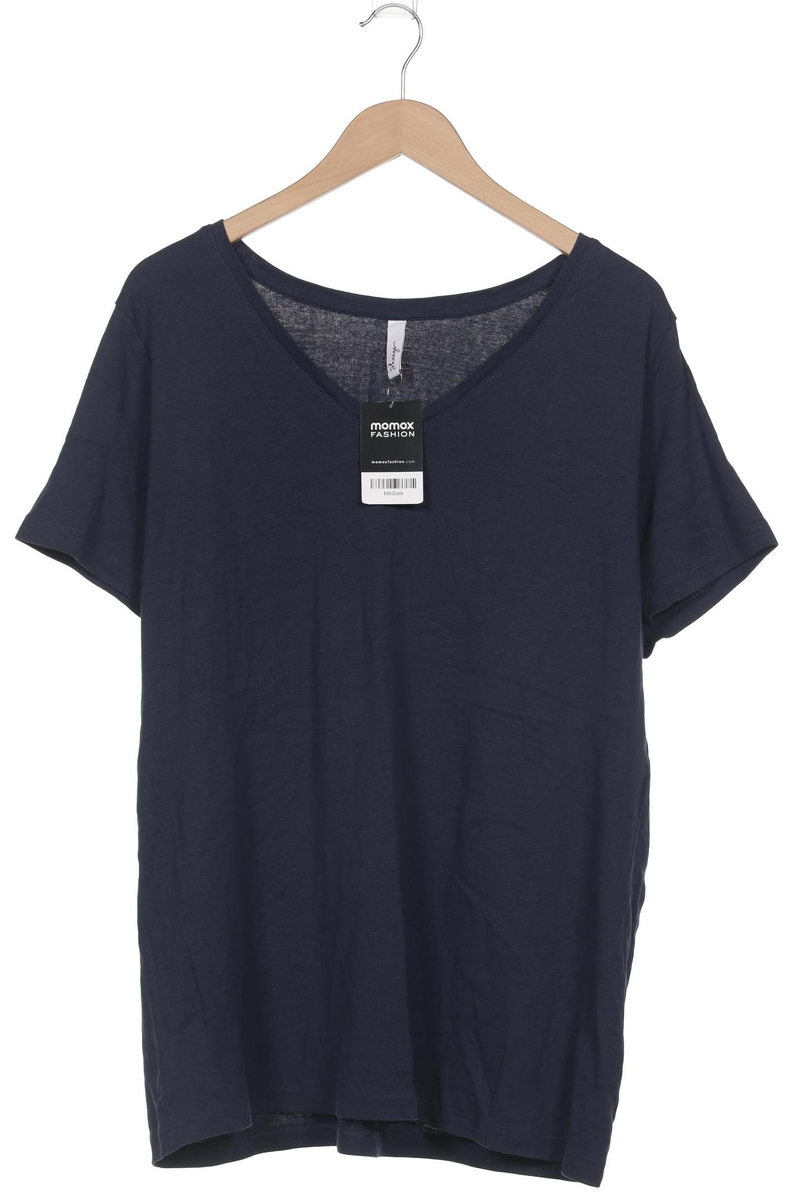 

sheego Damen T-Shirt, marineblau, Gr. 48