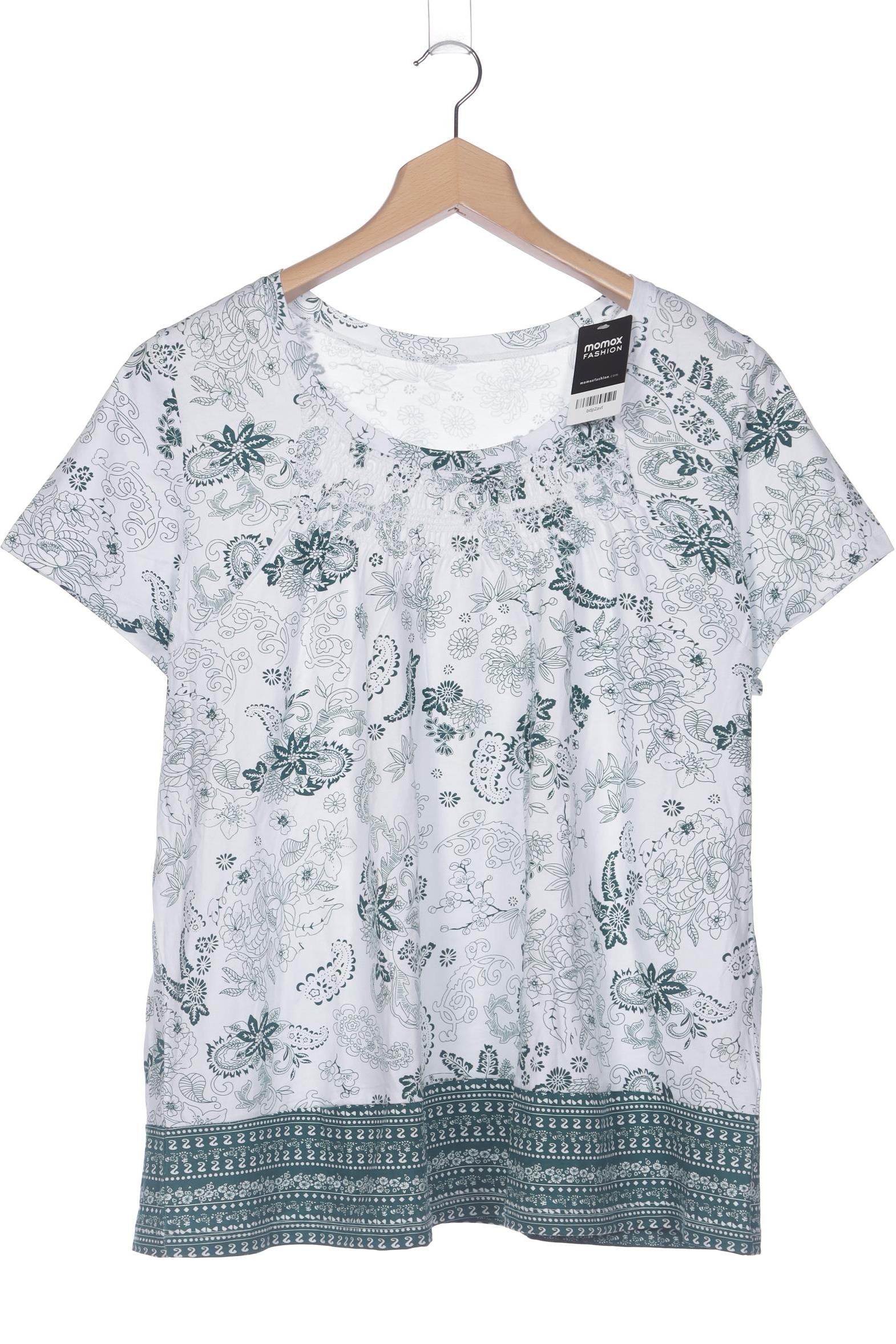 

sheego Damen T-Shirt, weiß, Gr. 48