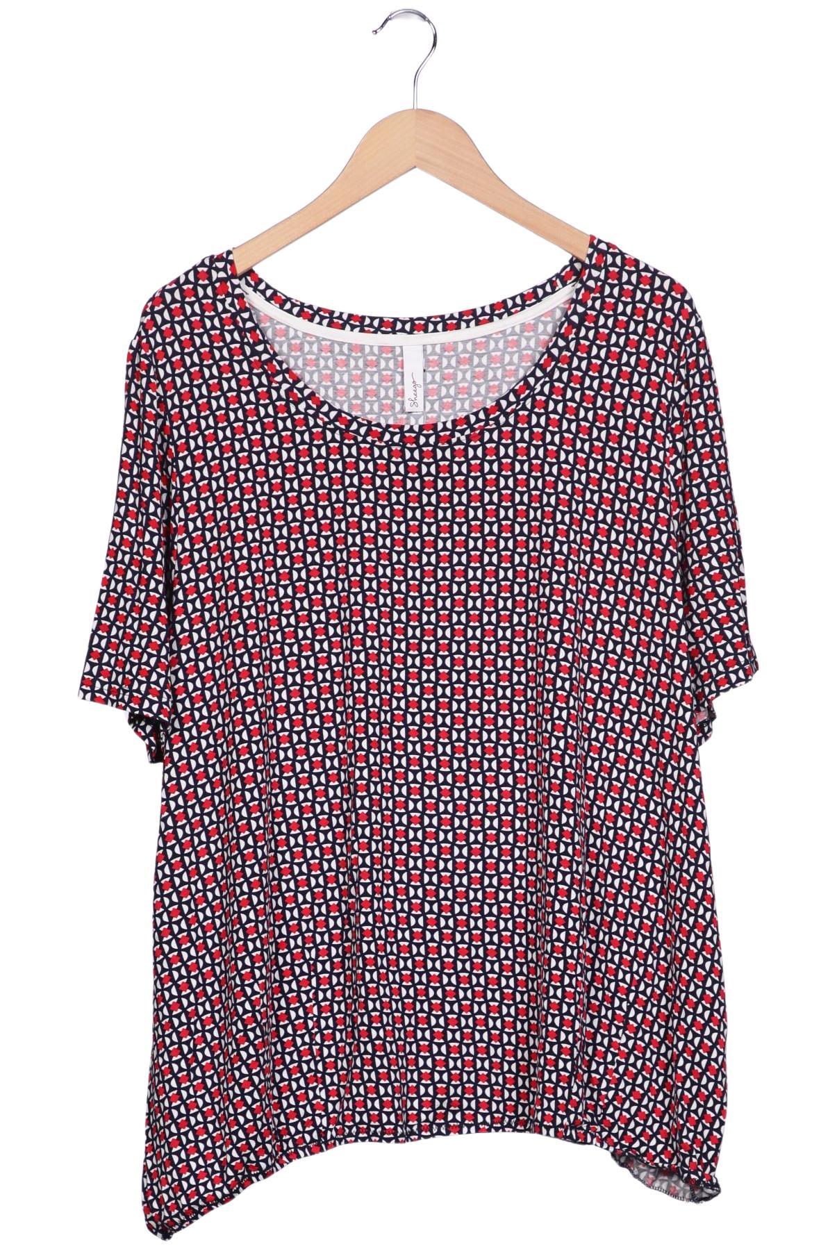 

sheego Damen T-Shirt, mehrfarbig, Gr. 48
