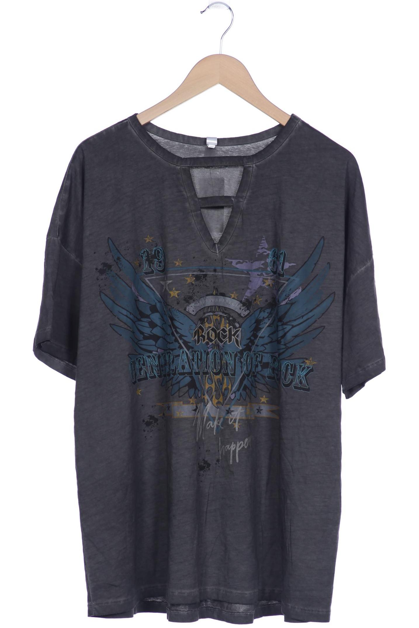 

sheego Damen T-Shirt, grau