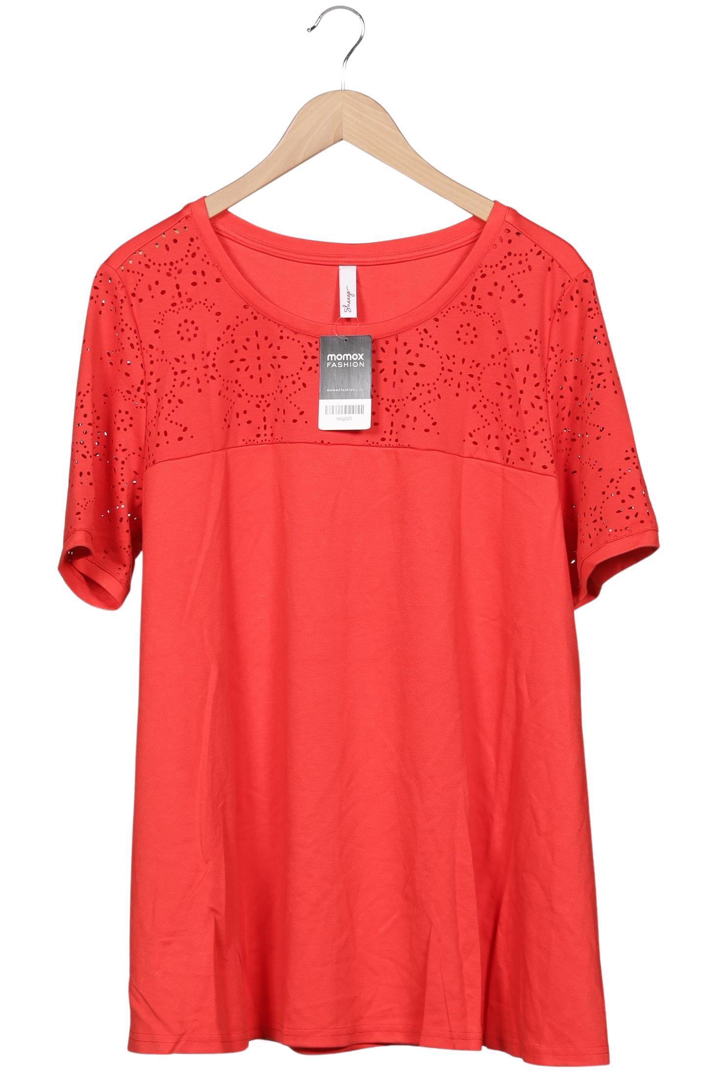 

sheego Damen T-Shirt, rot, Gr. 44