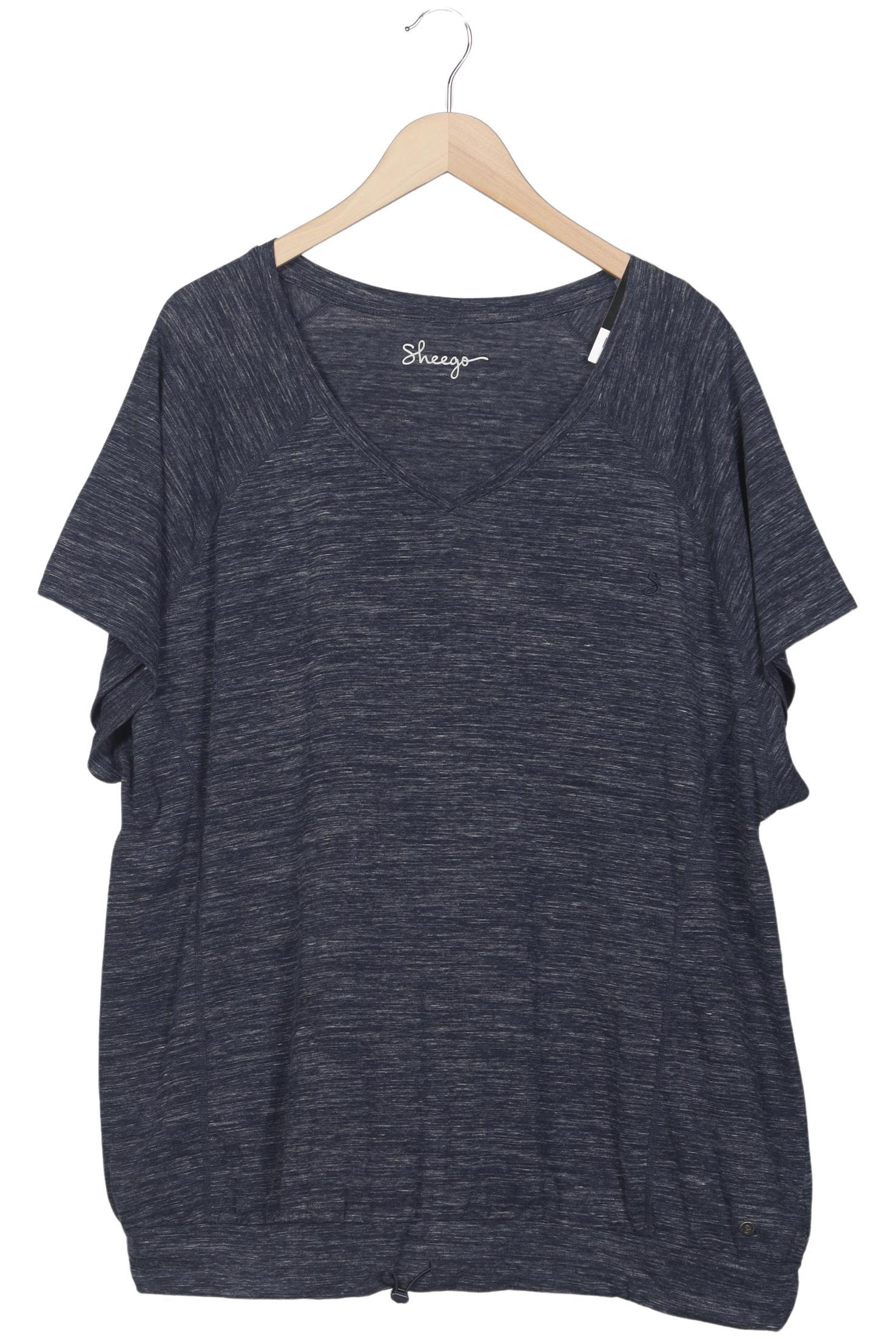 

sheego Damen T-Shirt, marineblau, Gr. 52