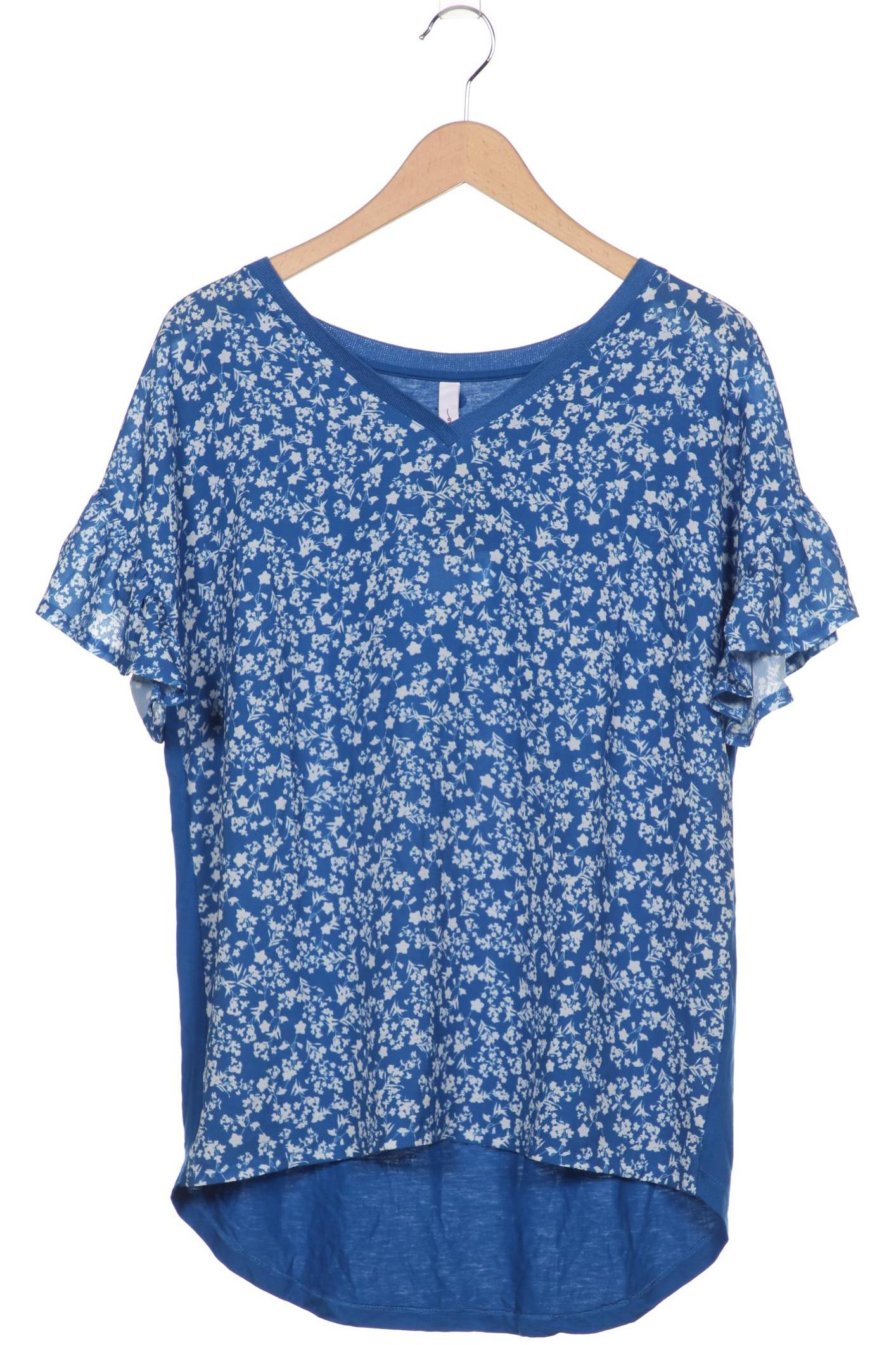 

sheego Damen T-Shirt, blau, Gr. 44