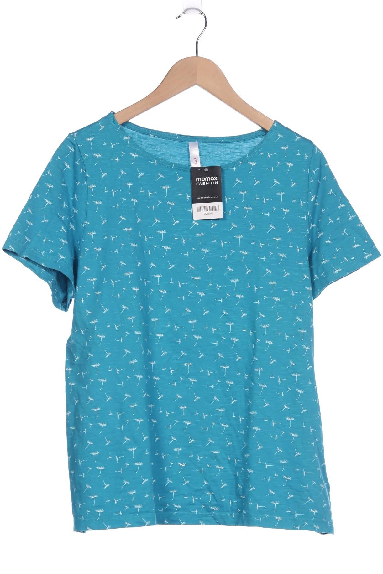 

sheego Damen T-Shirt, blau, Gr. 44