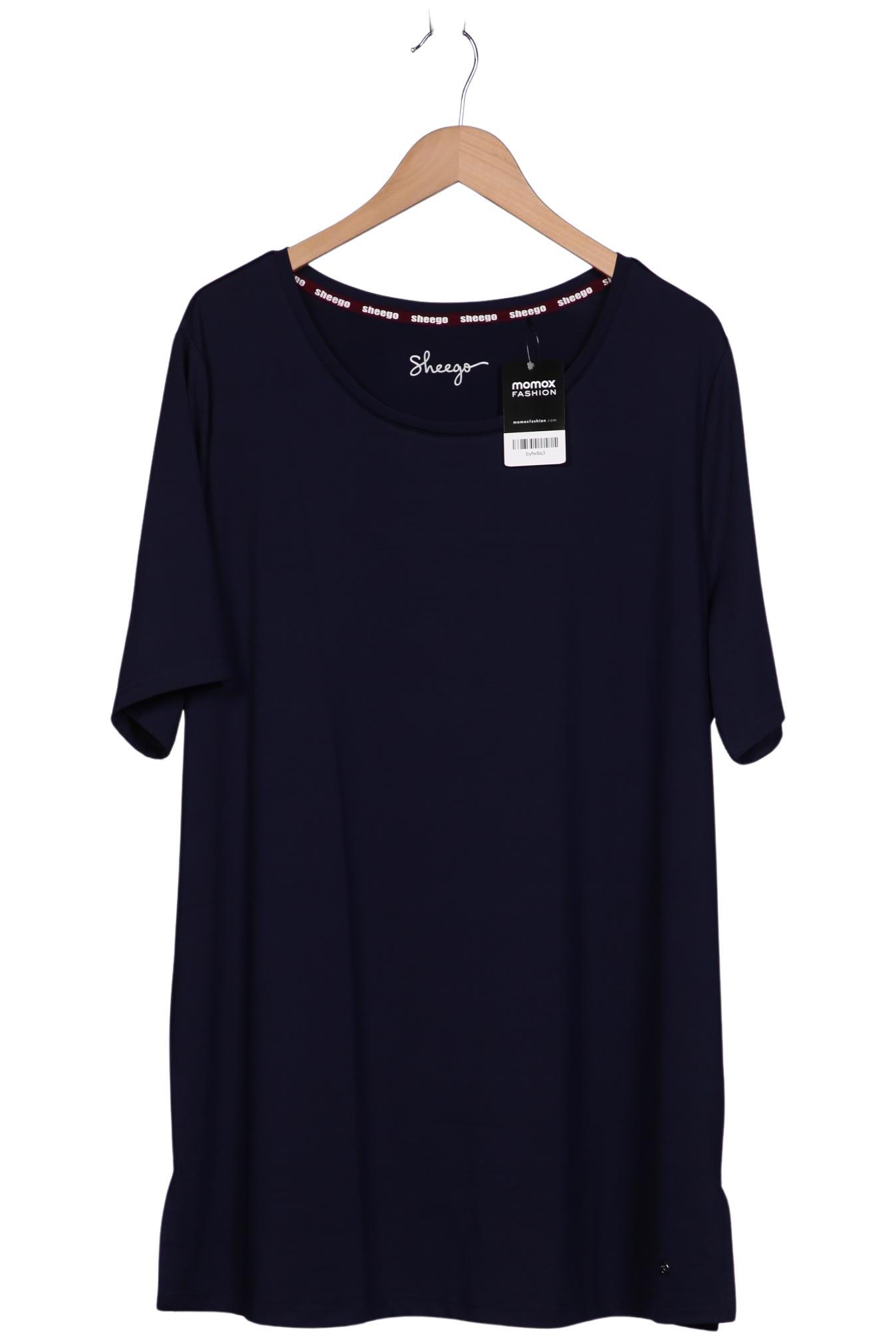 

sheego Damen T-Shirt, marineblau, Gr. 48