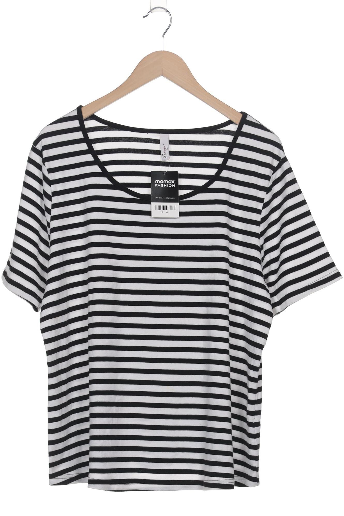 

sheego Damen T-Shirt, schwarz, Gr. 48