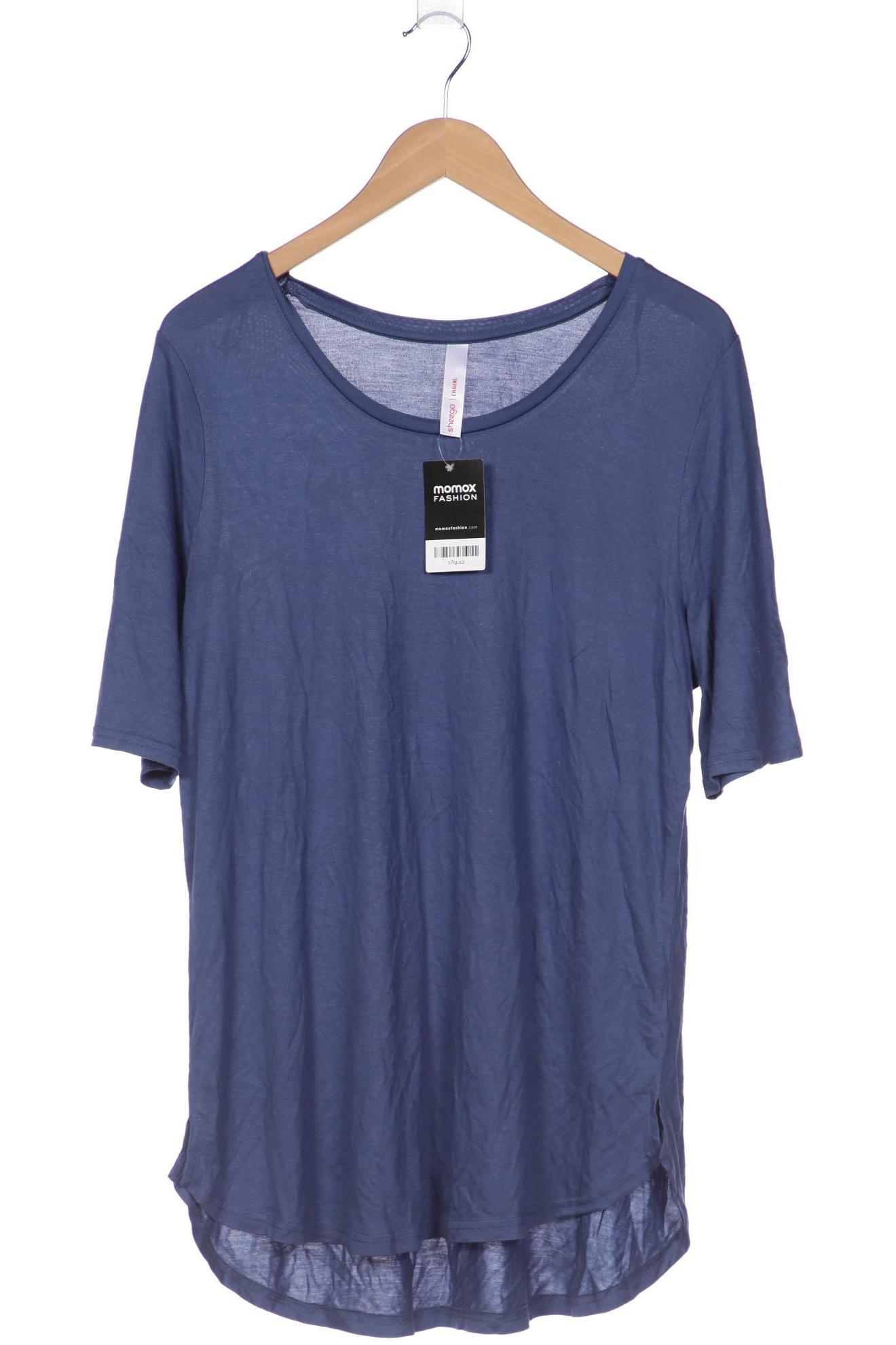 

sheego Damen T-Shirt, blau