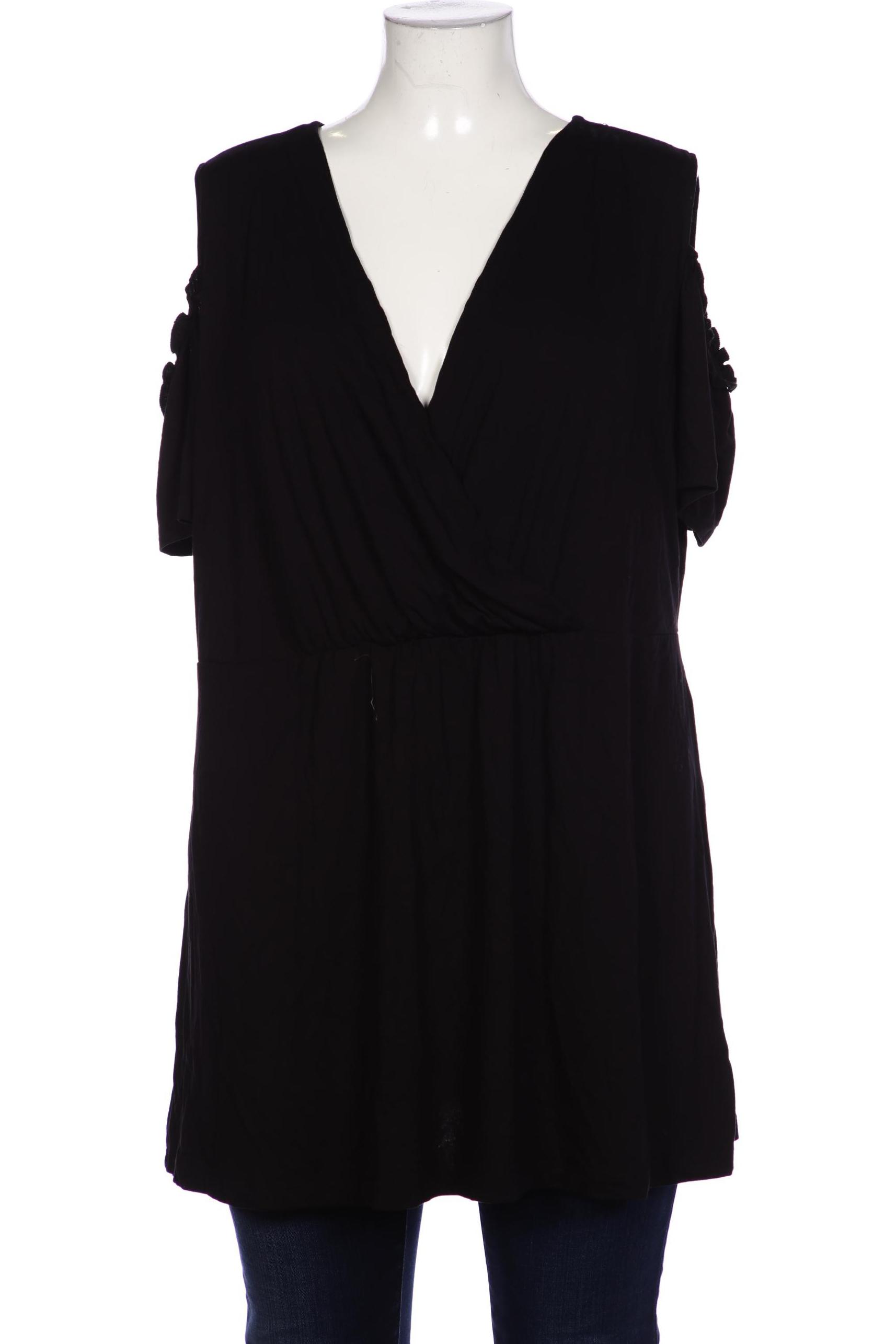 

sheego Damen T-Shirt, schwarz, Gr. 48