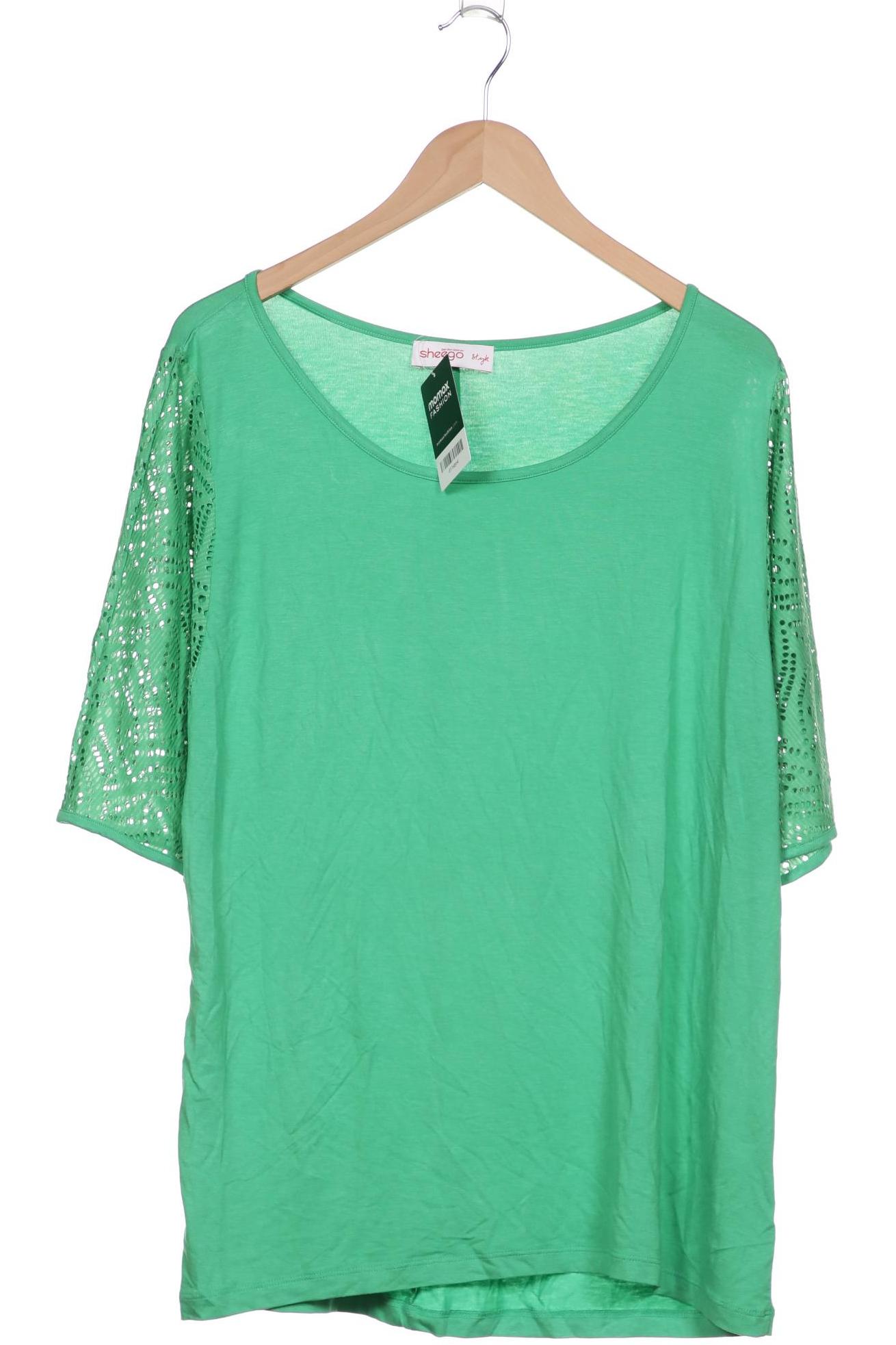 

sheego Damen T-Shirt, grün, Gr. 44