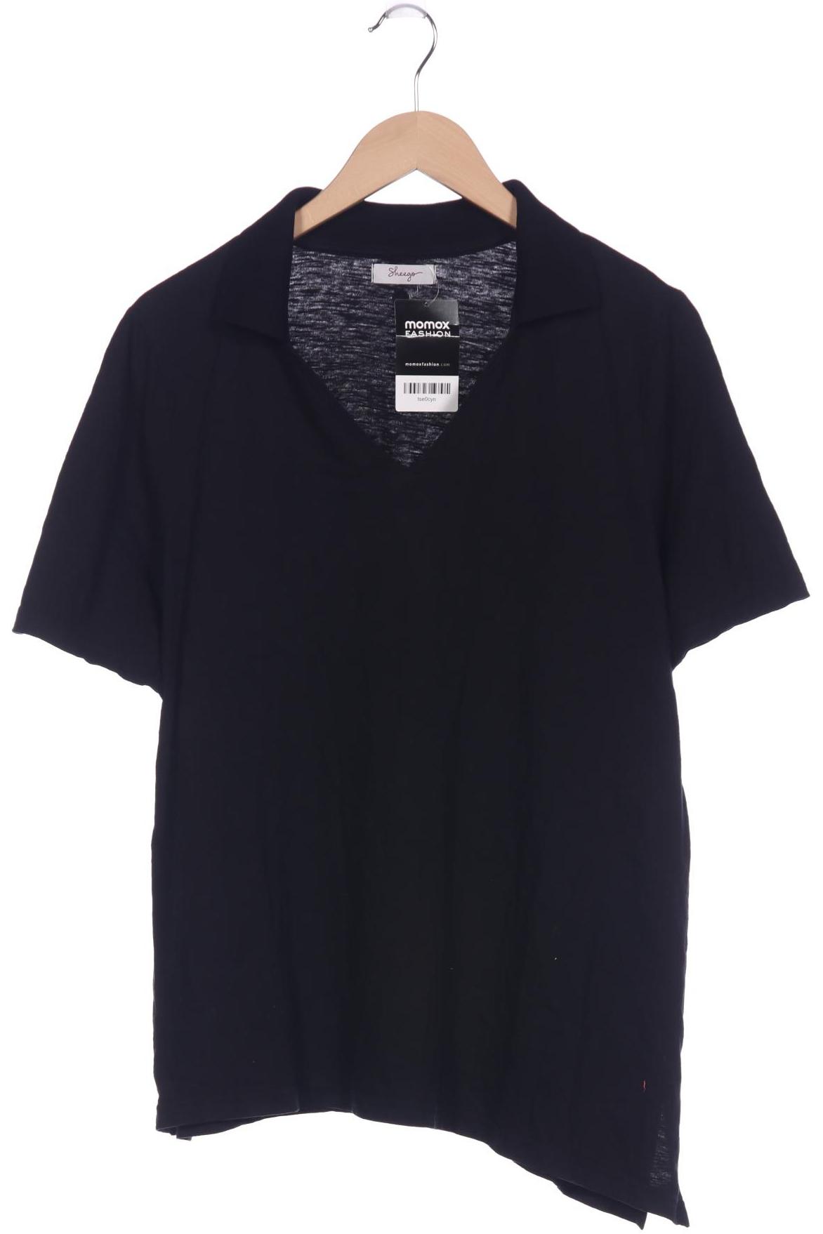 

sheego Damen T-Shirt, schwarz, Gr. 44